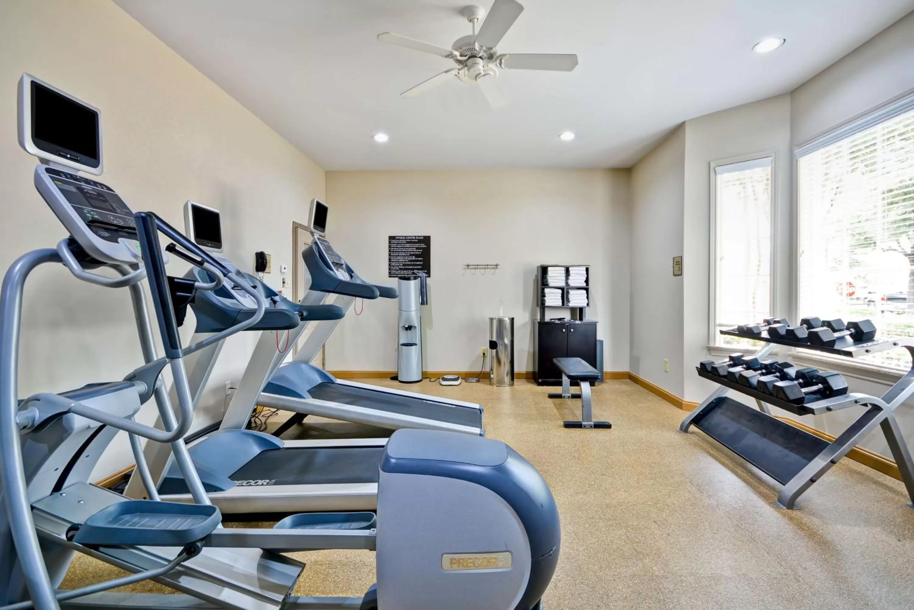 Fitness centre/facilities in Homewood Suites by Hilton Dallas-Lewisville