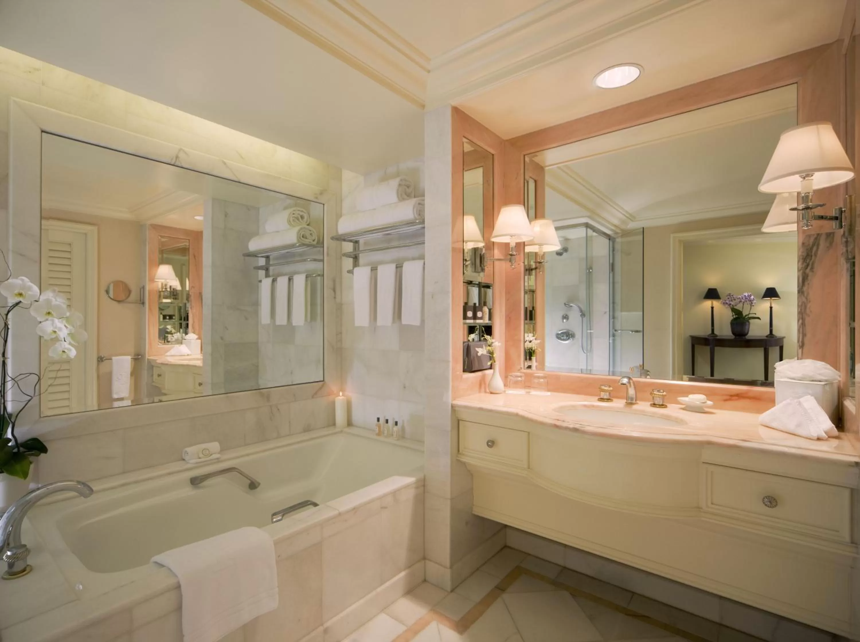 Bathroom in The Peninsula Beverly Hills