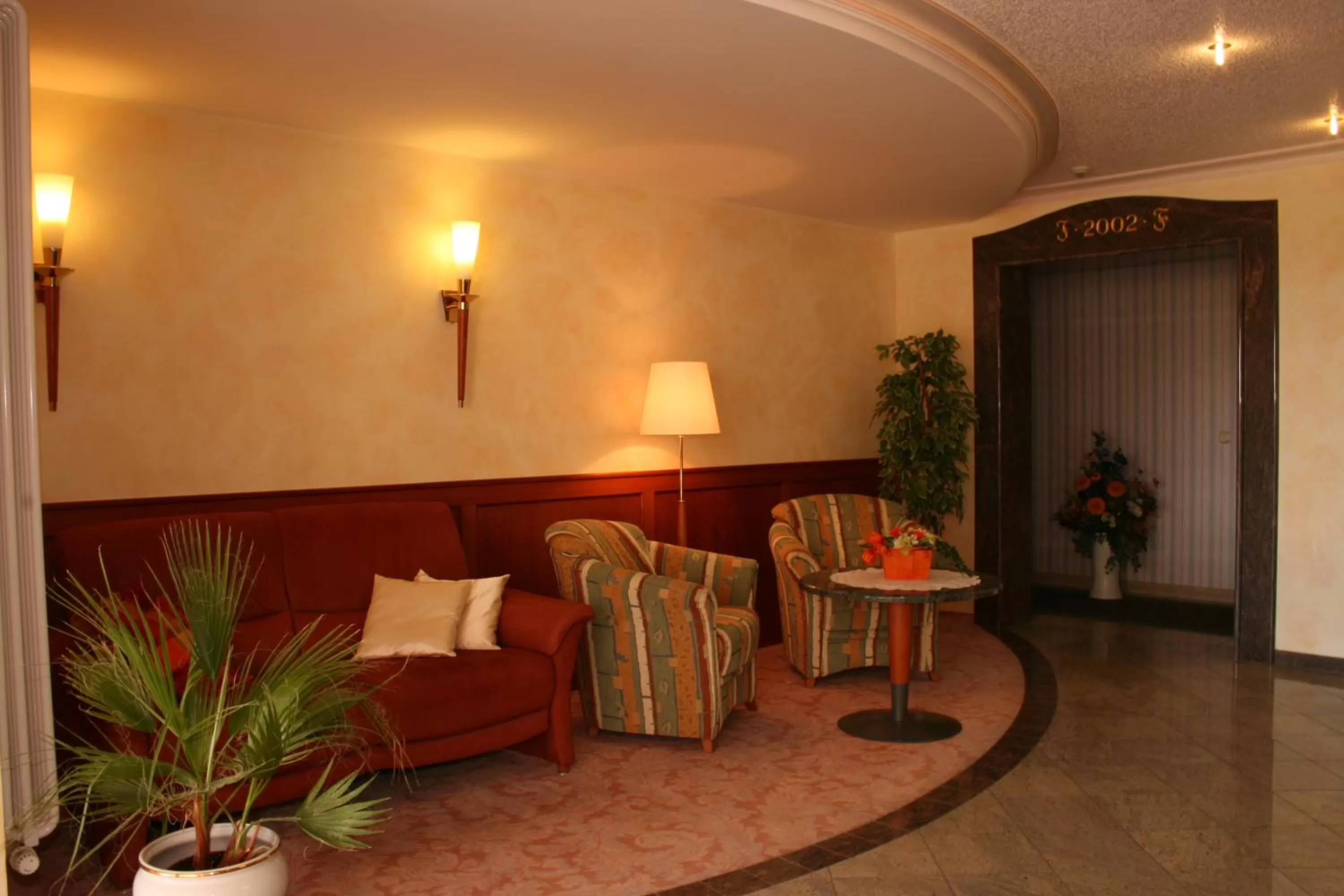 Decorative detail in Hotel Pension Fent