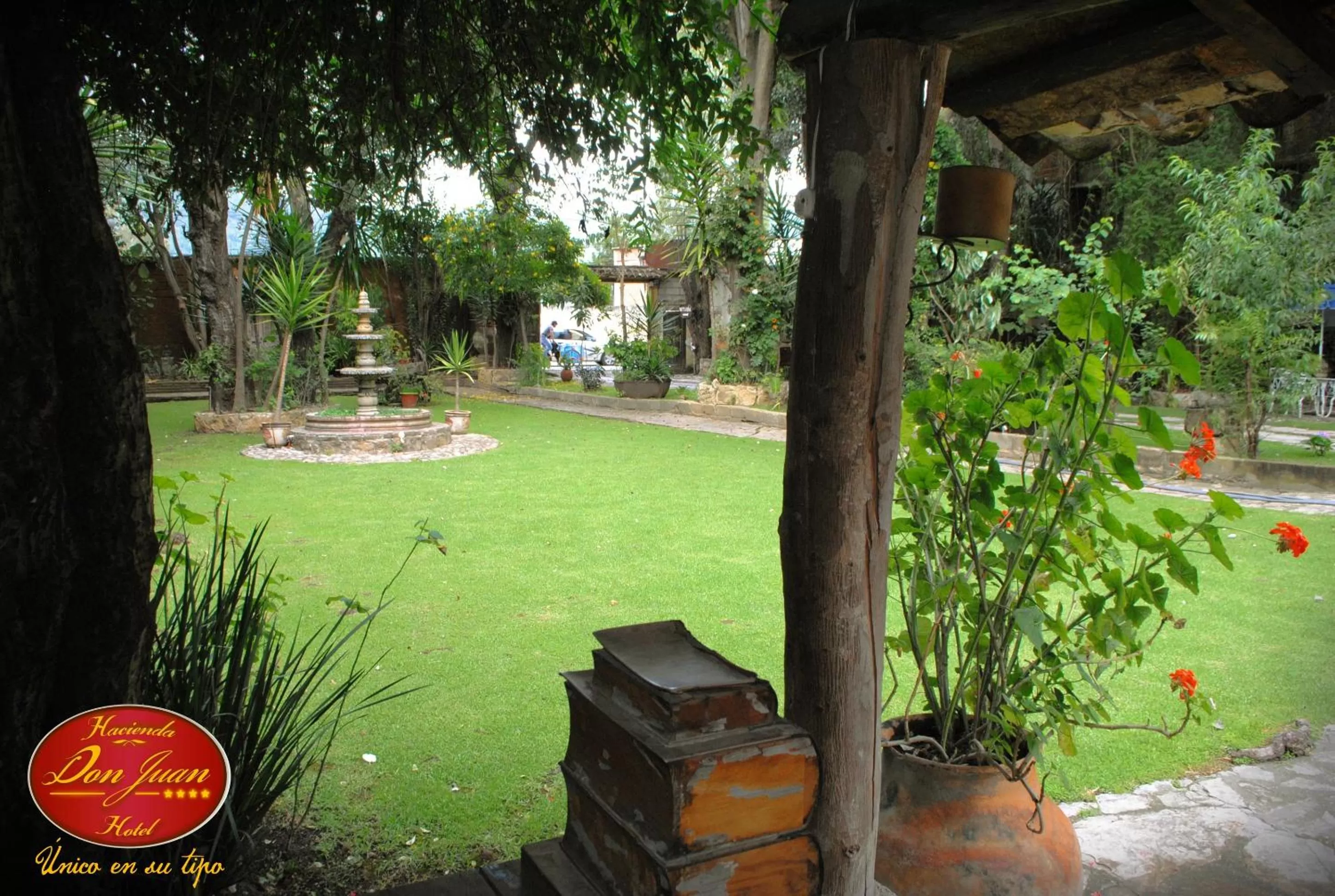 Garden in Hotel Hacienda Don Juan