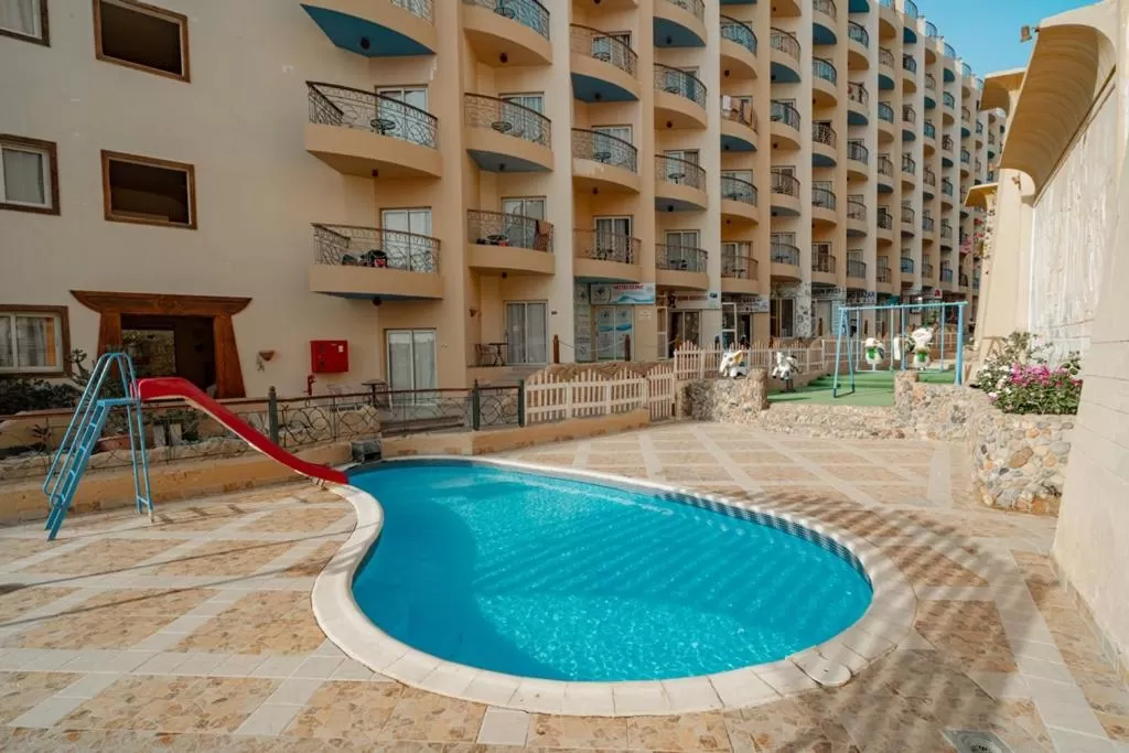 Pool view in Sphinx Aqua Park Beach Resort