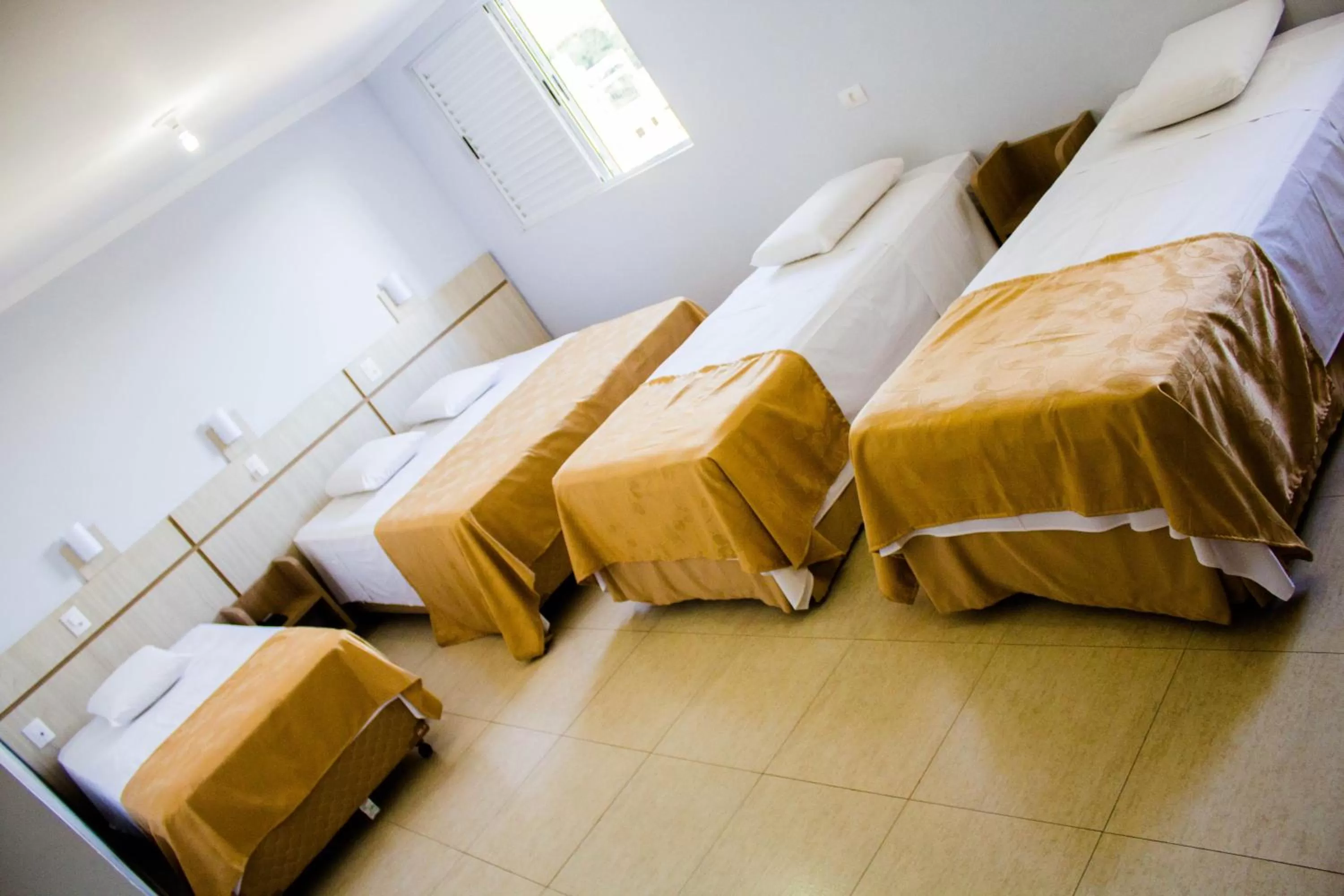 Bed in Hotel Baviera Iguassu