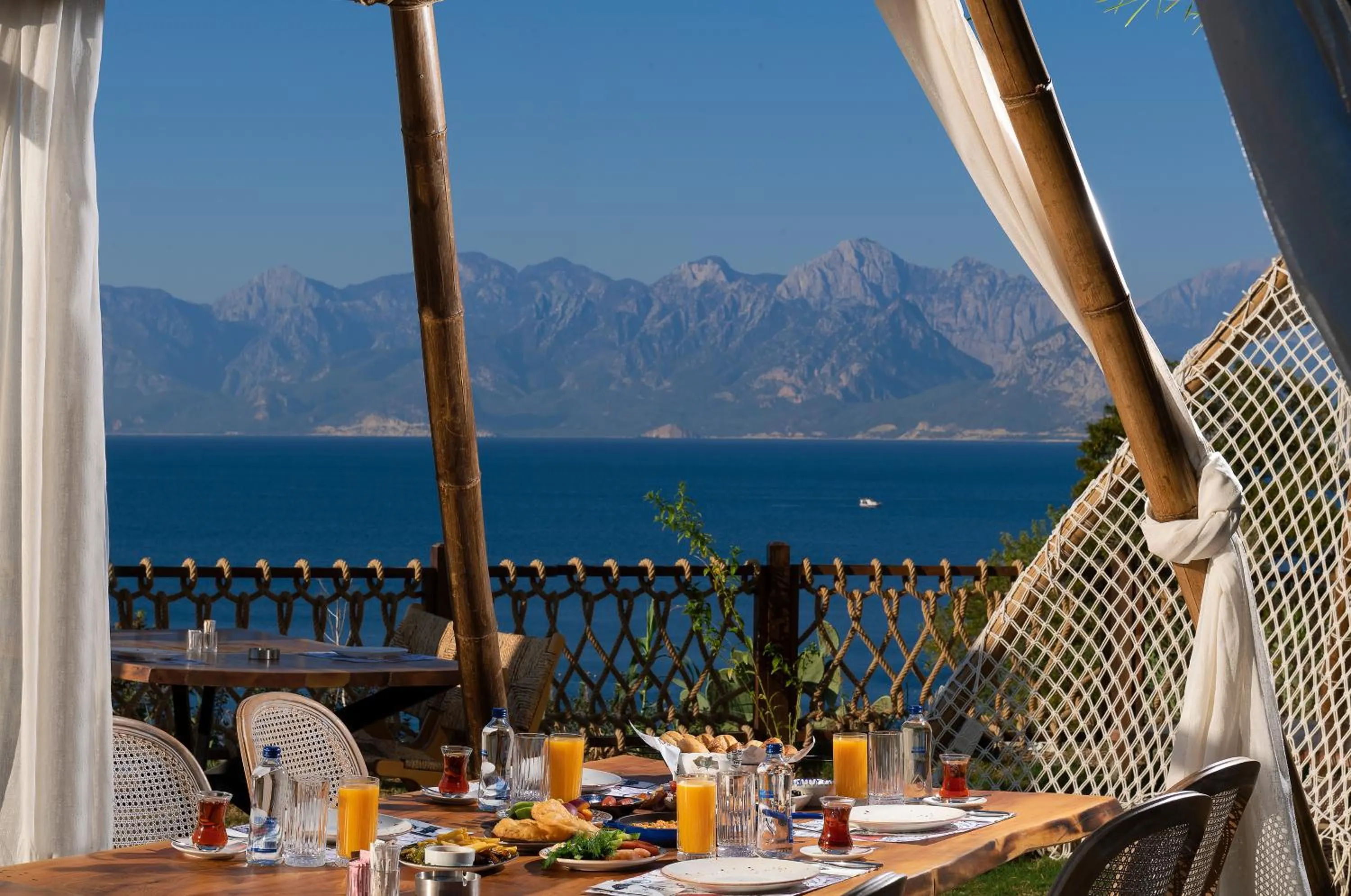 Food and drinks in Lucky Monkey Hotel