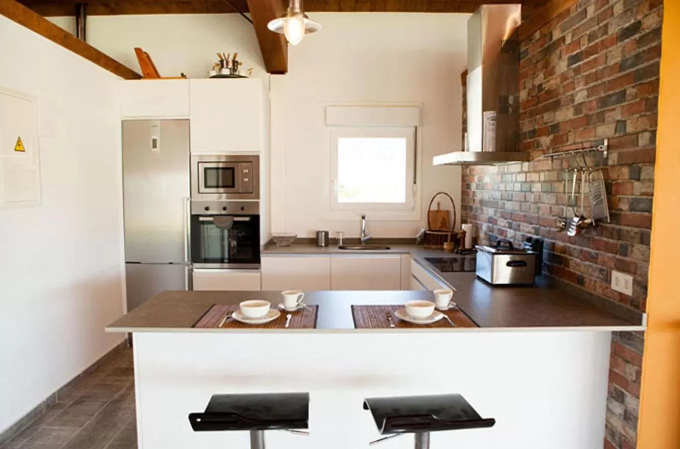 Kitchen or kitchenette in Casa Rural Txokoetxe