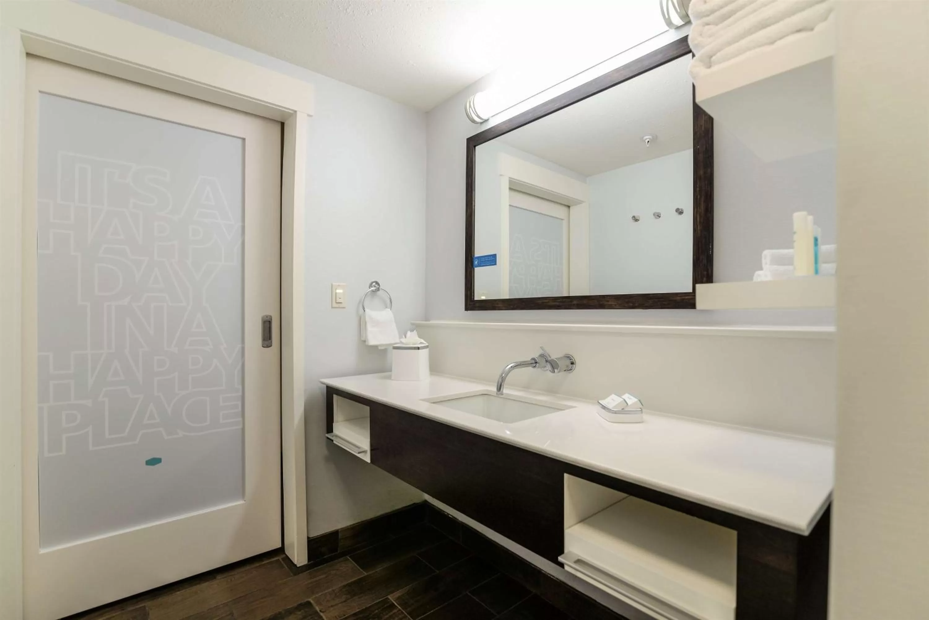 Bathroom in Hampton Inn Brighton Mi