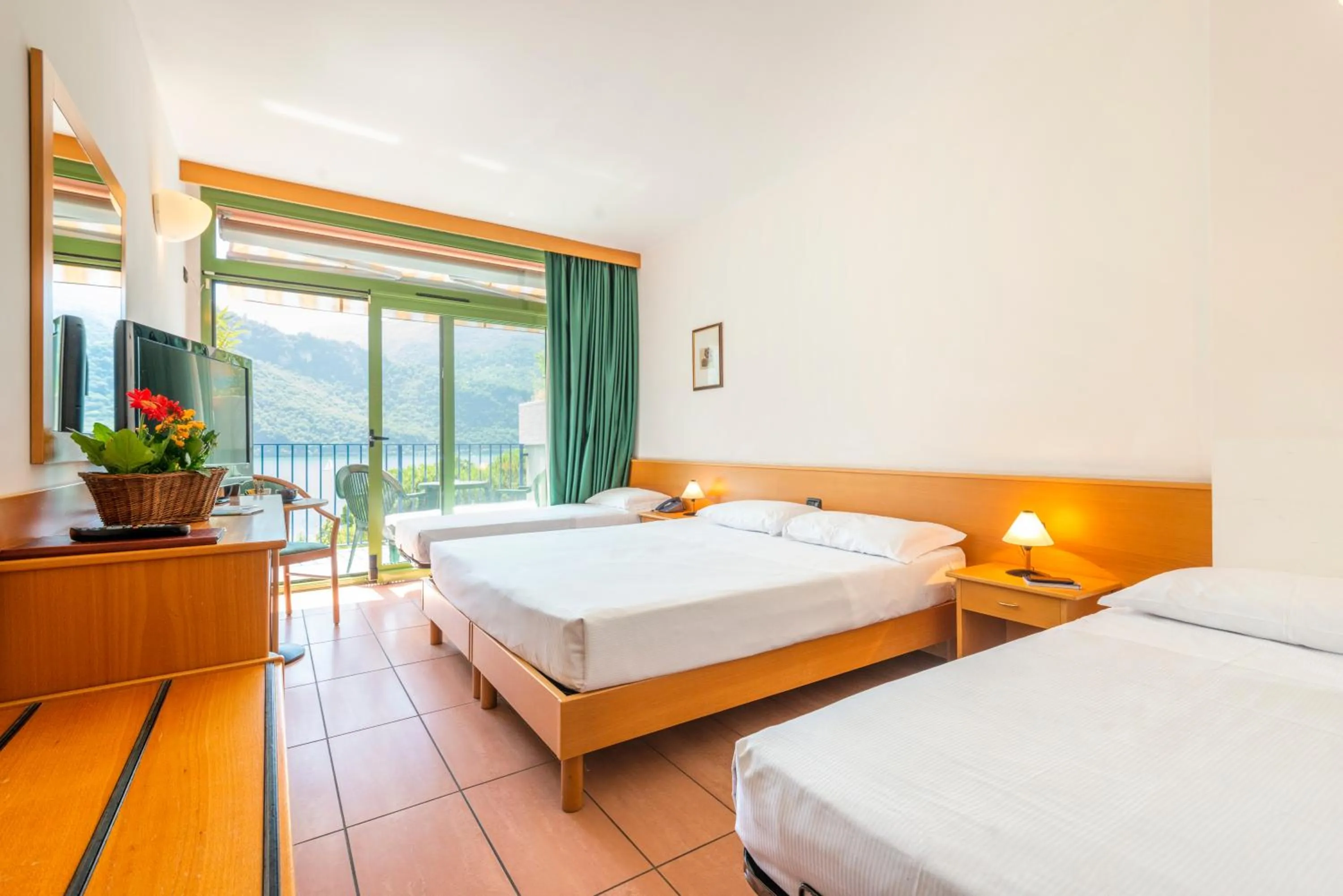 Bed in Park Hotel Abbadia