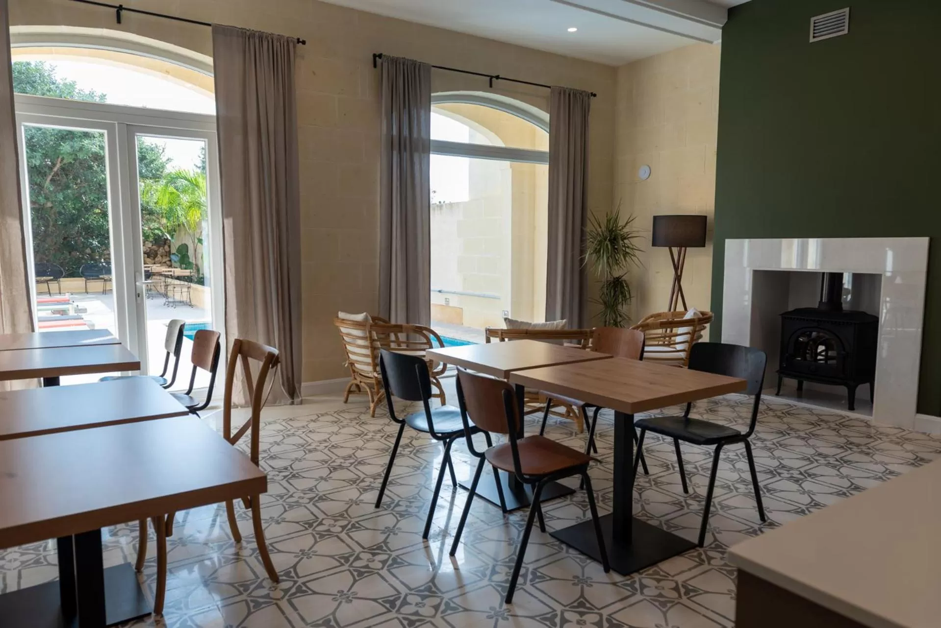 Living room in The Carob Tree