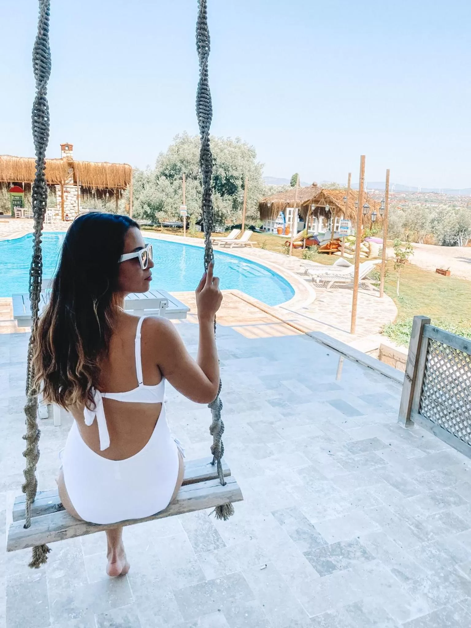 Balcony/Terrace in Alaçatı Barbarossa Hotel