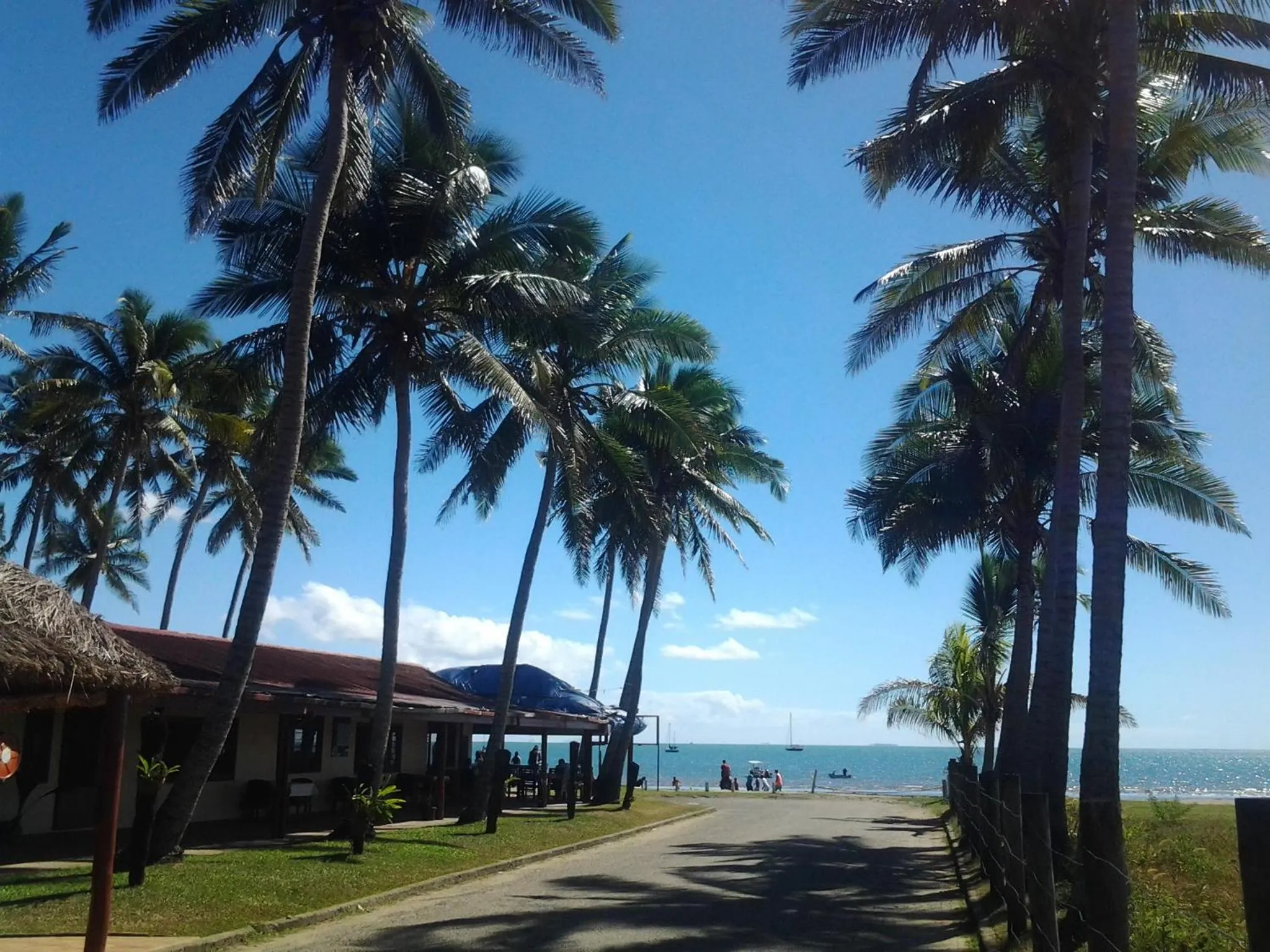 Facade/entrance in Bamboo Backpackers