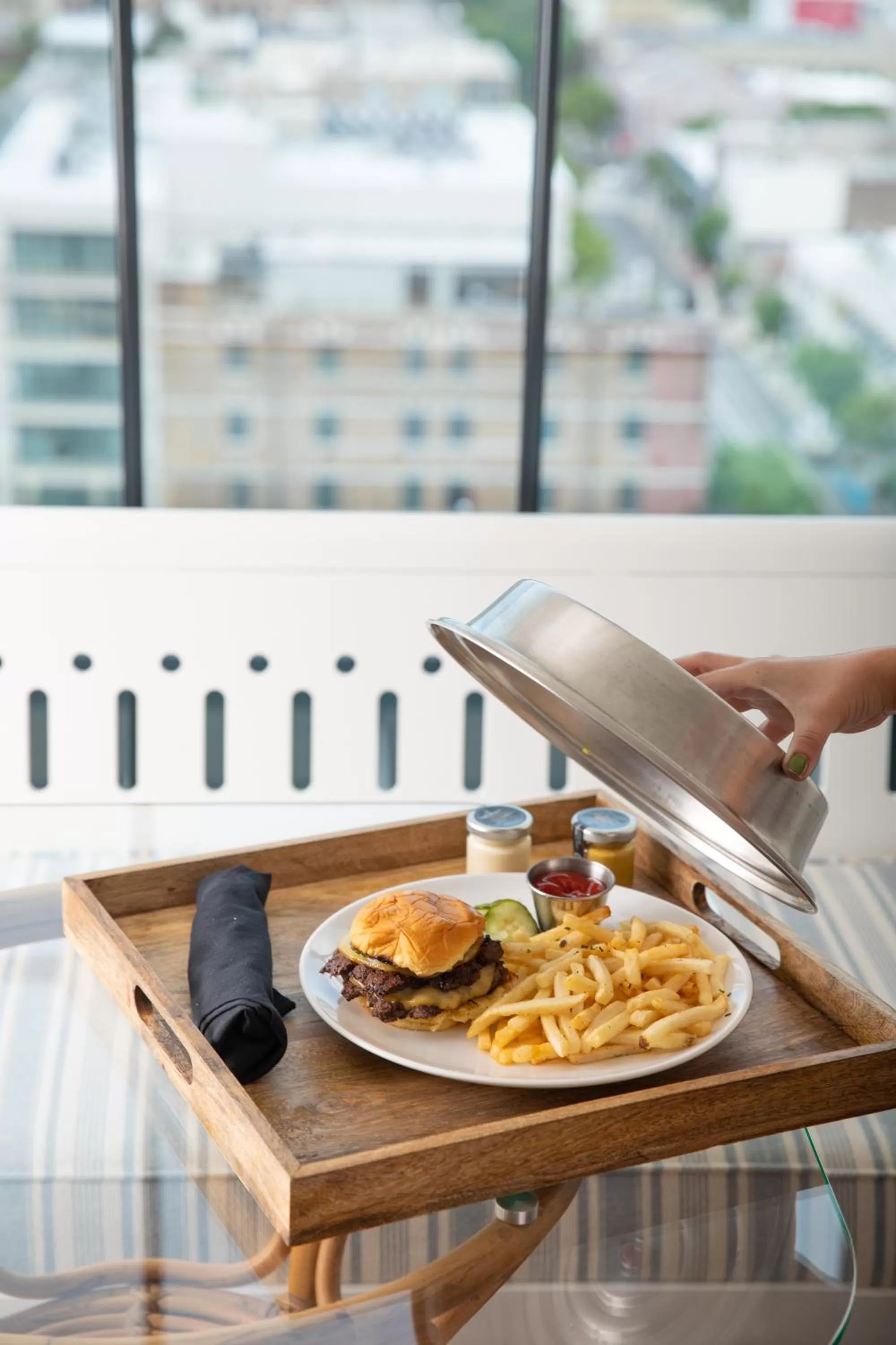 Food close-up in Virgin Hotels New Orleans