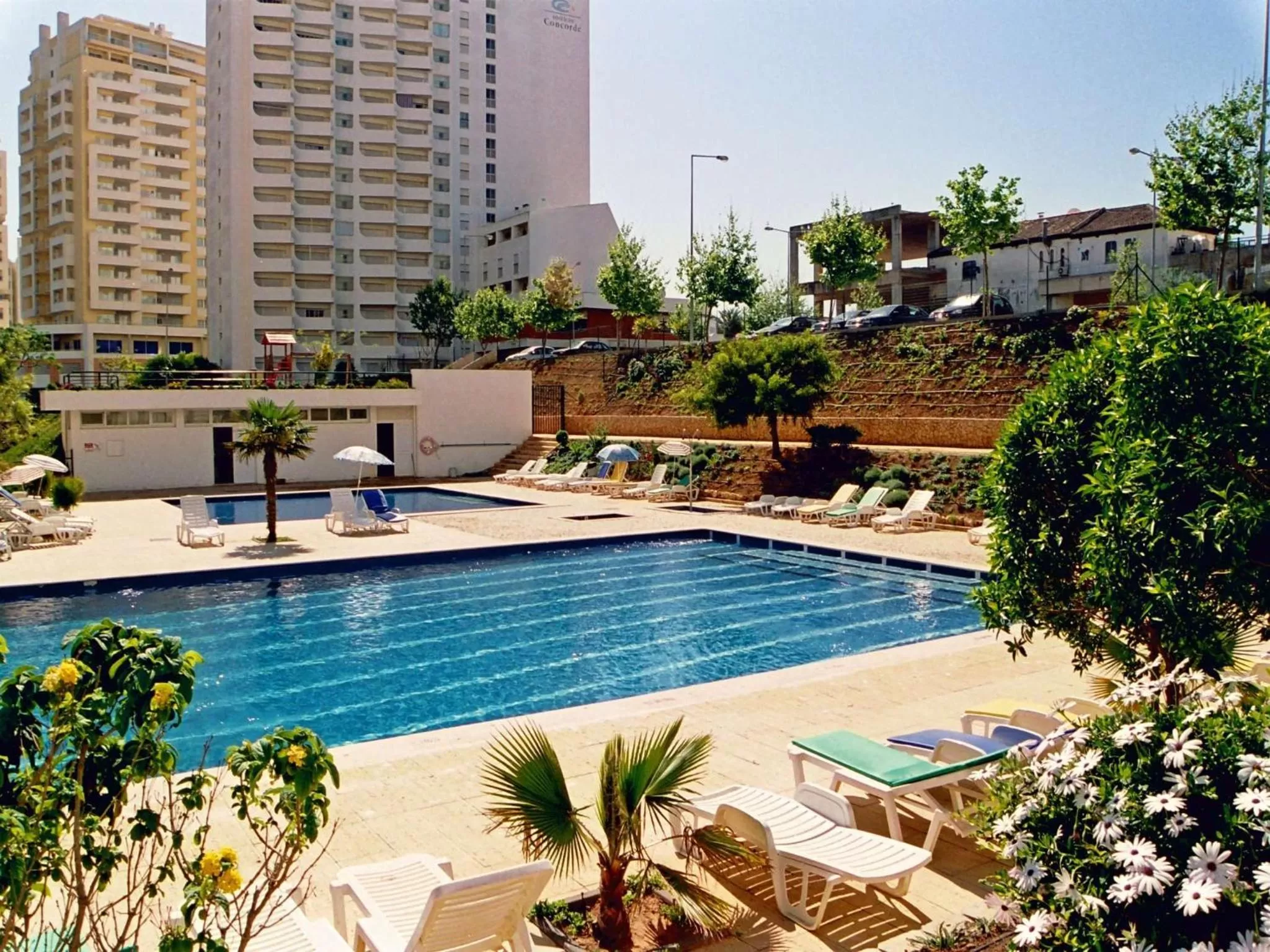 Swimming pool in Apartamentos Jardins da Rocha