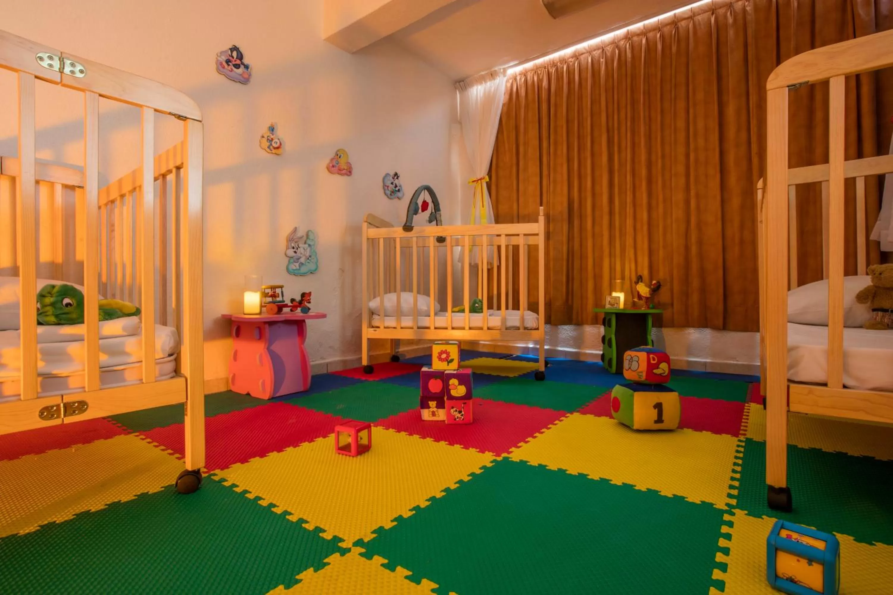 Children play ground, Bed in Crown Paradise Club Puerto Vallarta All Inclusive