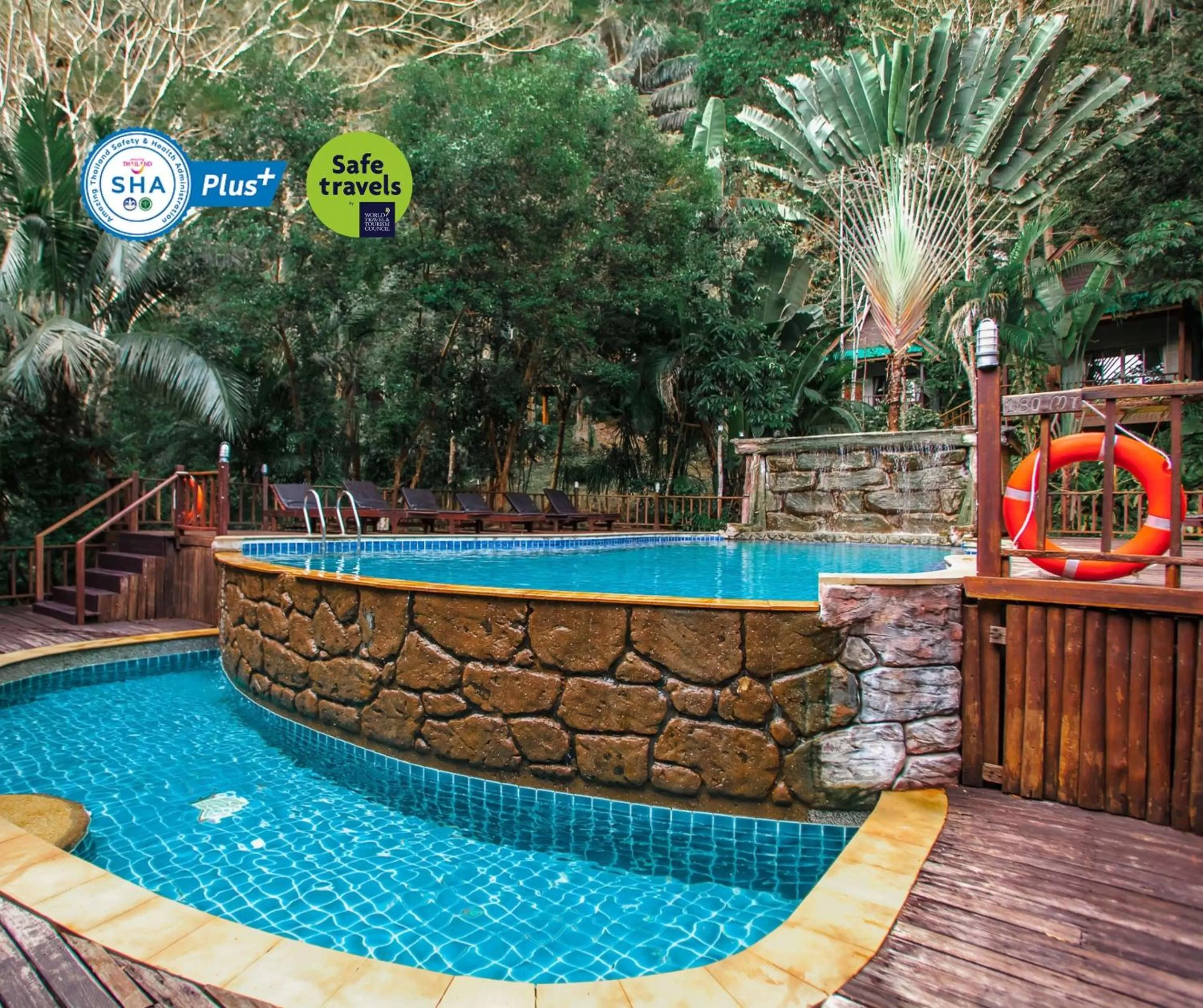 Swimming pool in The Vatika Resort and Spa