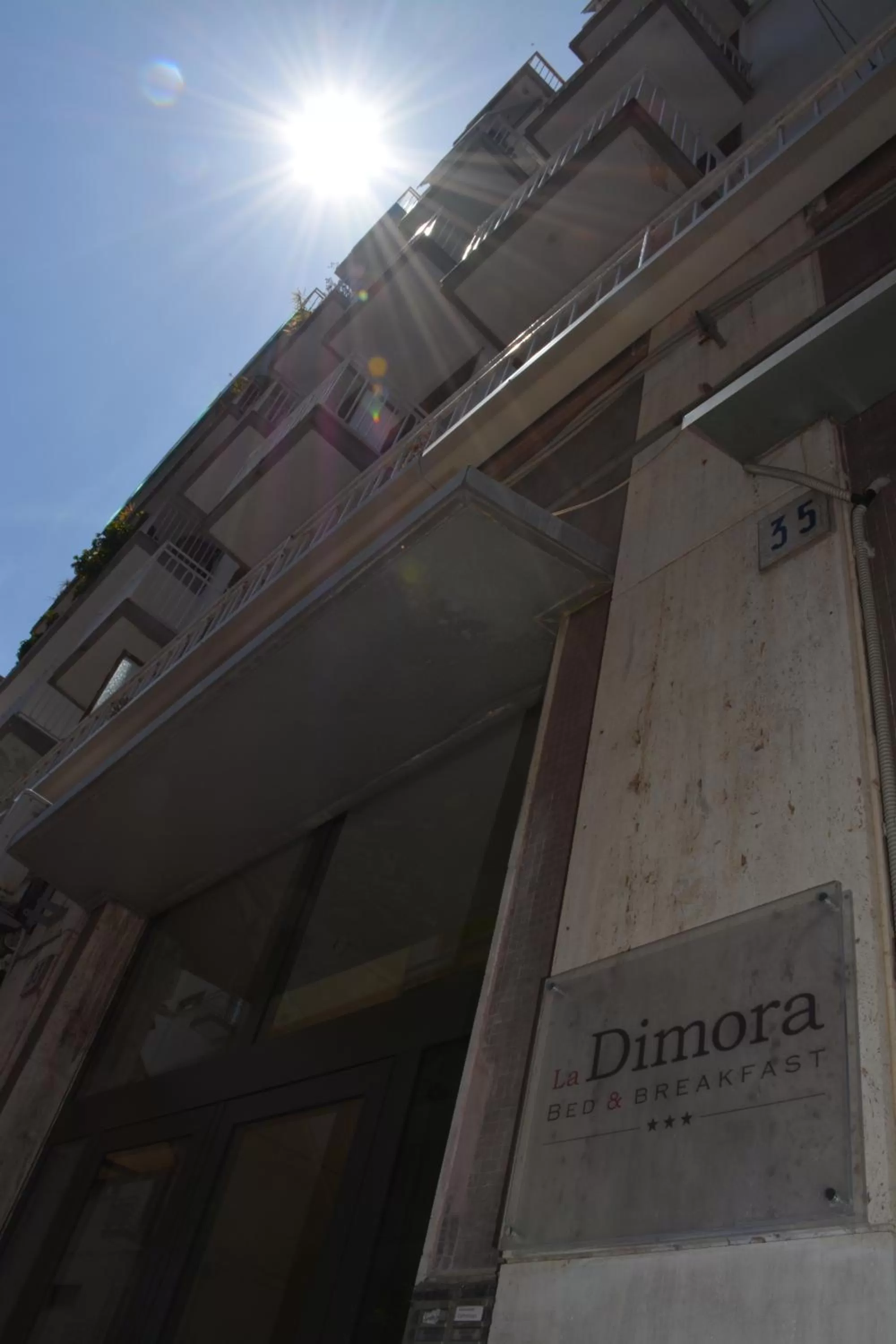 Facade/entrance in La Dimora