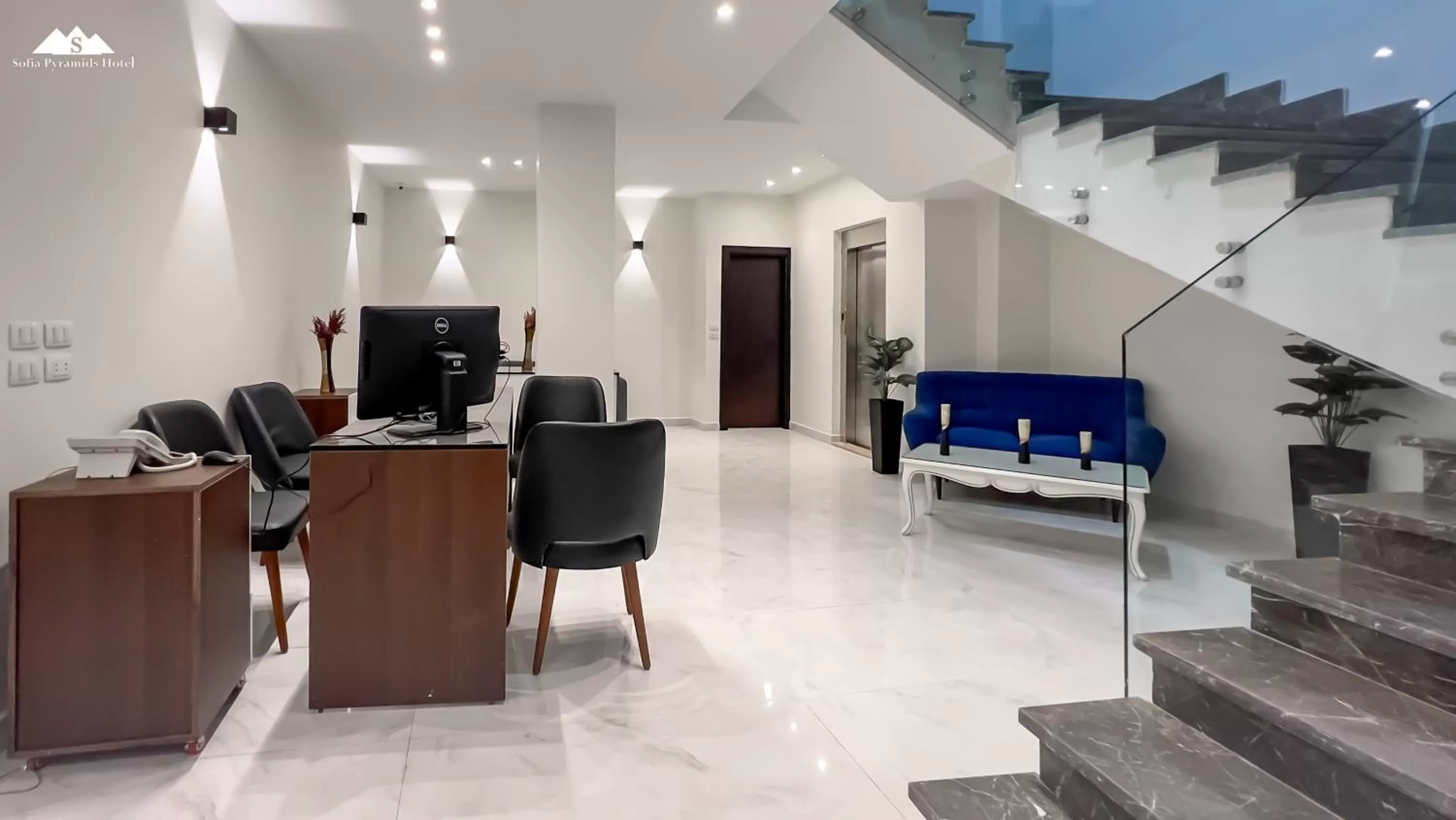 Lobby or reception in Sofia Pyramids Hotel