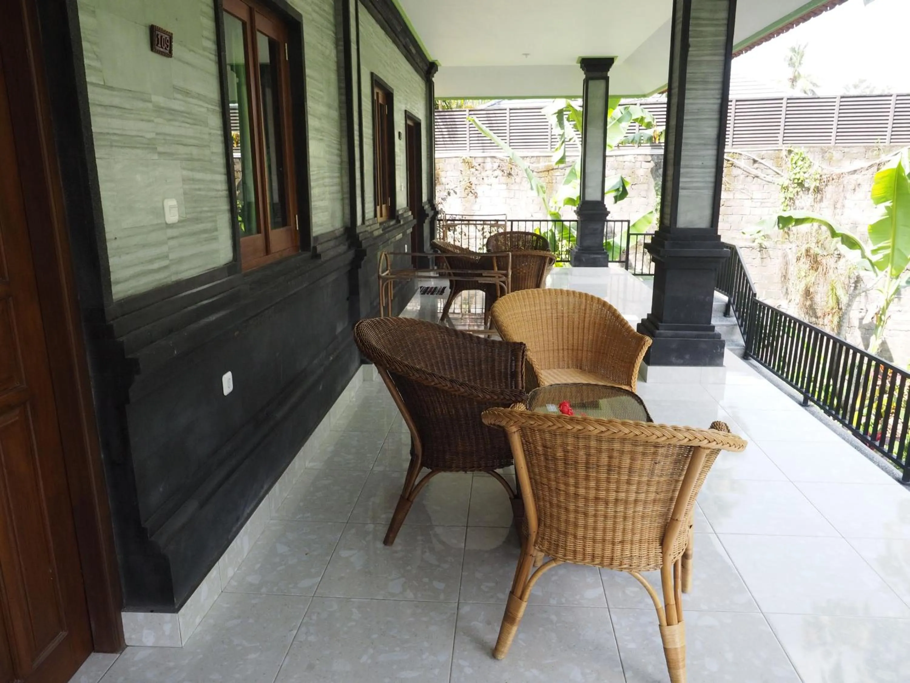 Balcony/Terrace in Argasoka Bungalows