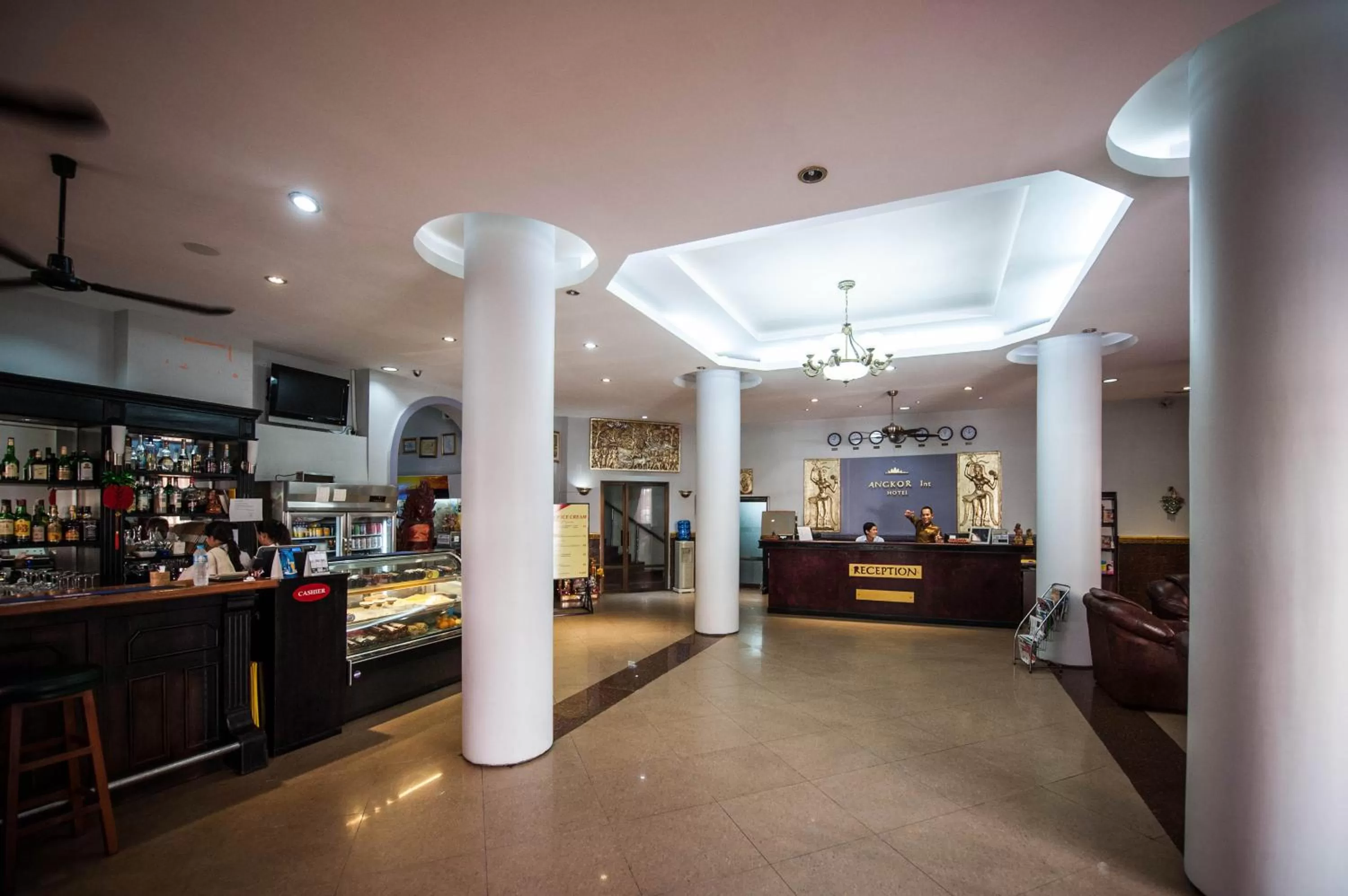 Lobby or reception in Angkor International Hotel