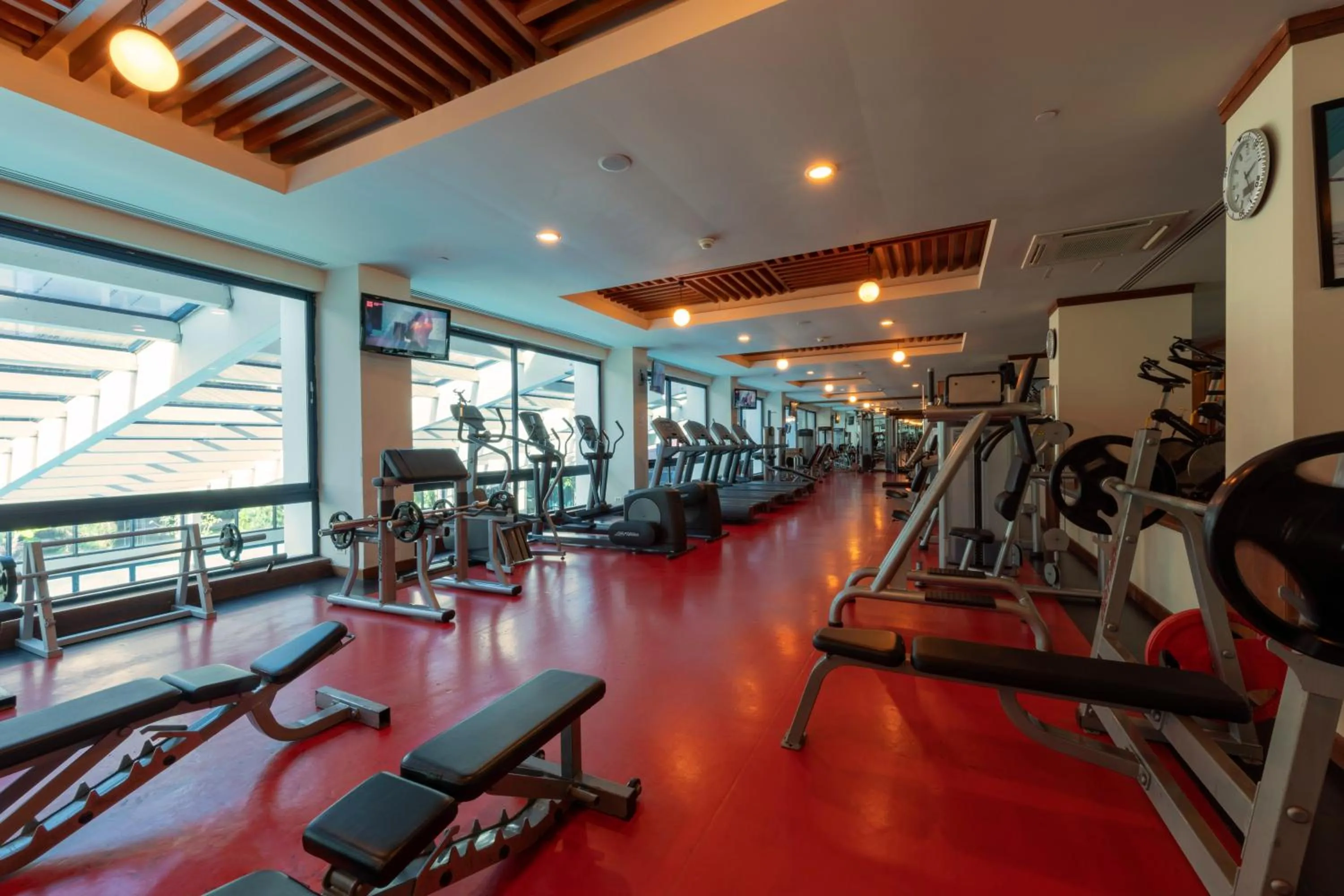 Fitness centre/facilities in Susesi Luxury Resort
