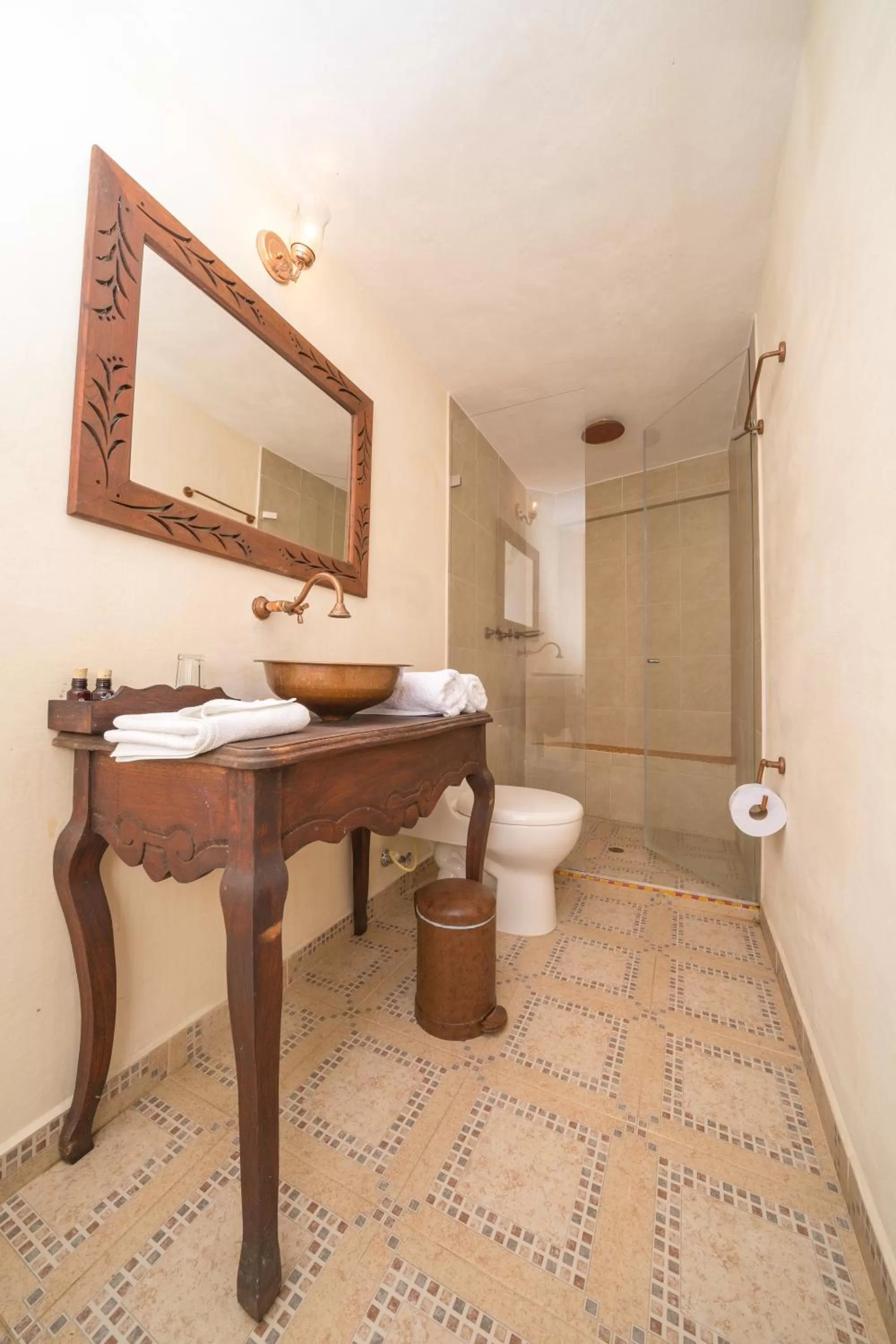 Toilet in Nueva Granada Hotel Colonial -Centro Histórico-