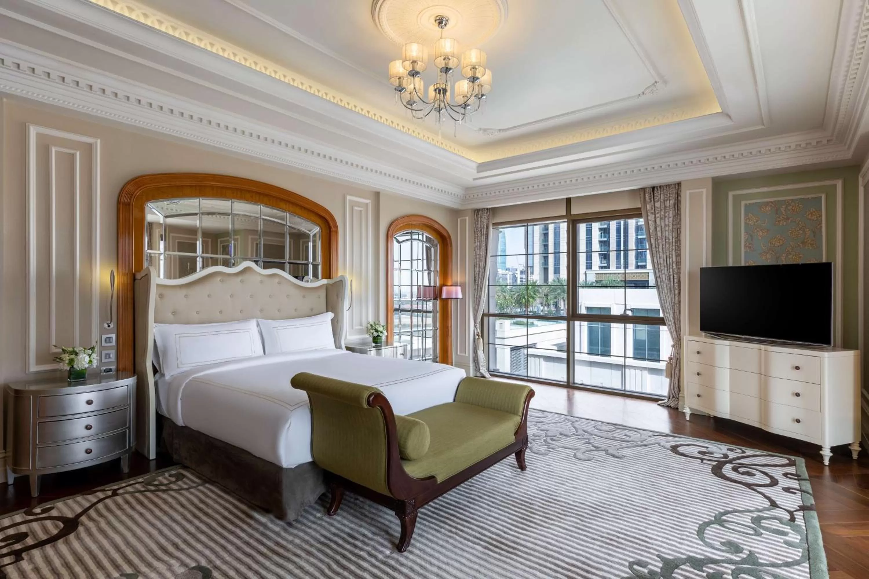 Bed in Al Habtoor Palace - Preferred Hotels & Resorts