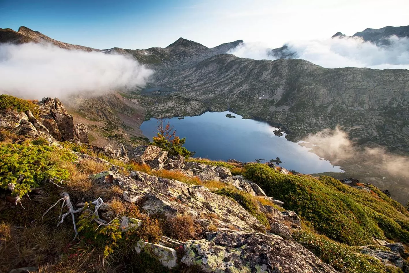 Natural landscape in Hotel Restaurant Les Brases