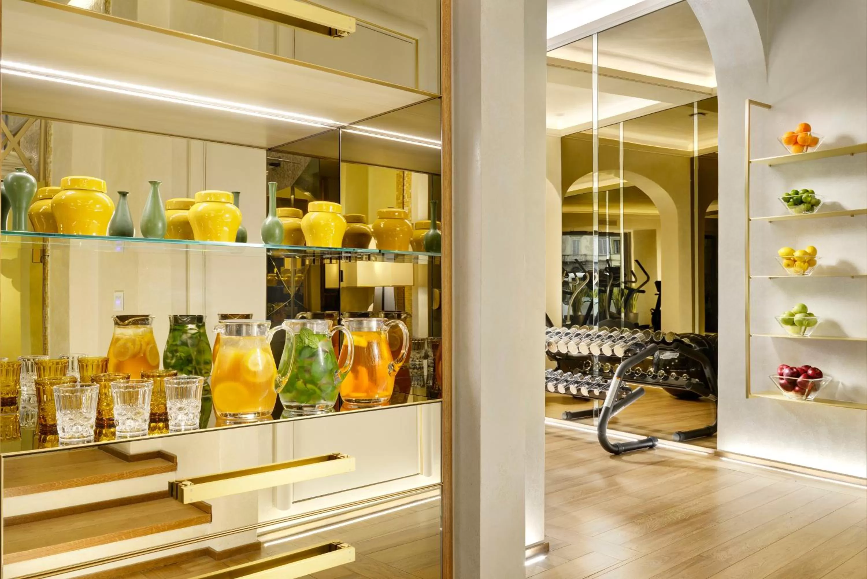 Fitness centre/facilities in Grand Hotel Minerva