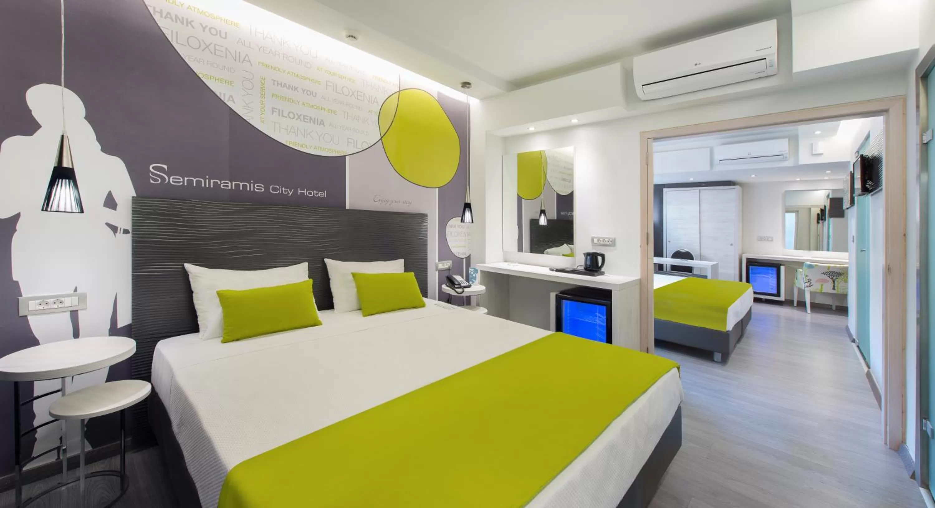 Photo of the whole room, Bed in Semiramis City Hotel