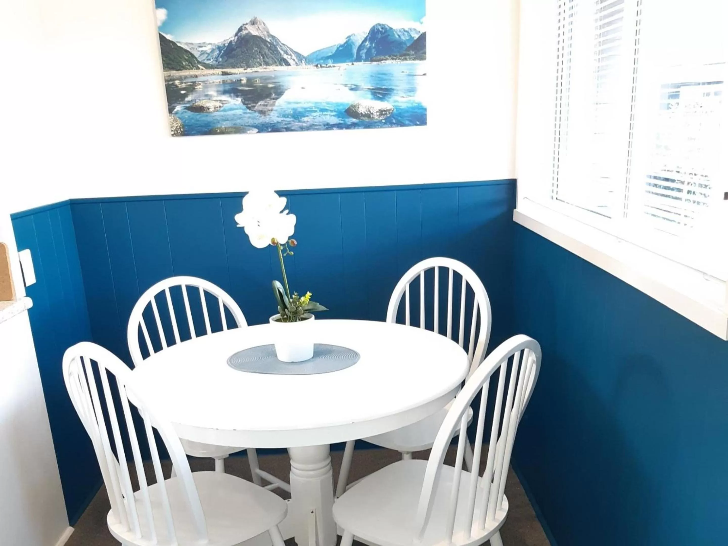 Seating area in 52 on Rifle Motel