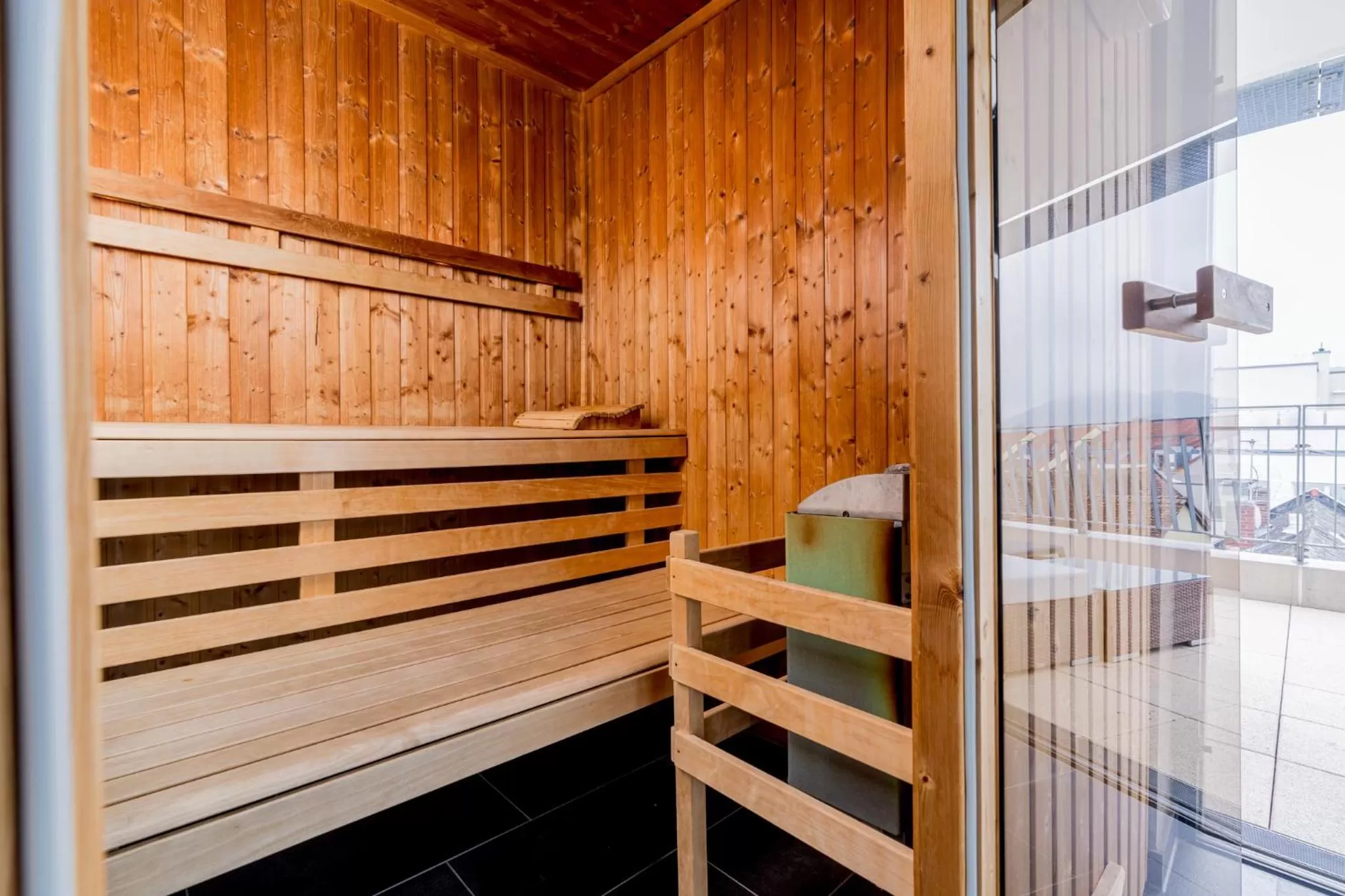 Sauna in Hotel Bacchus