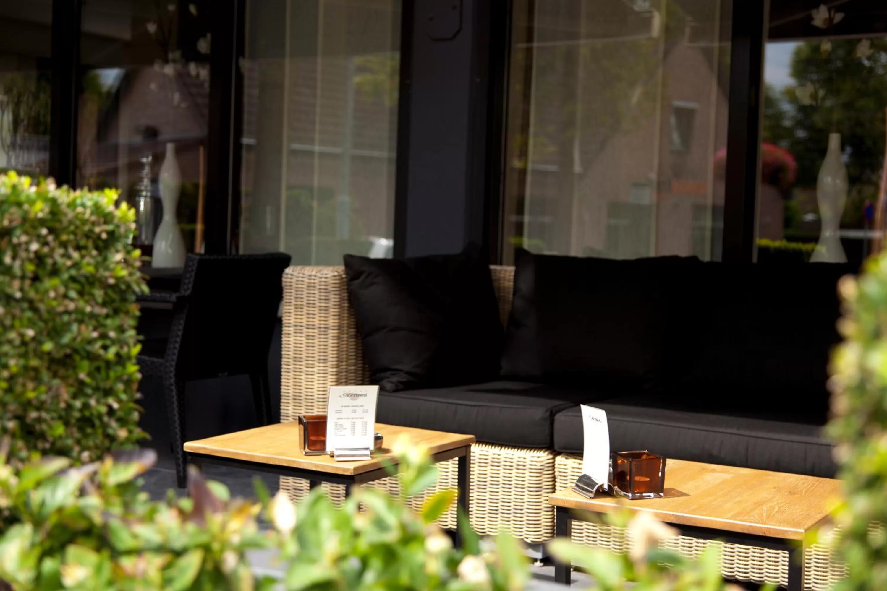 Patio in Hotel Arrows