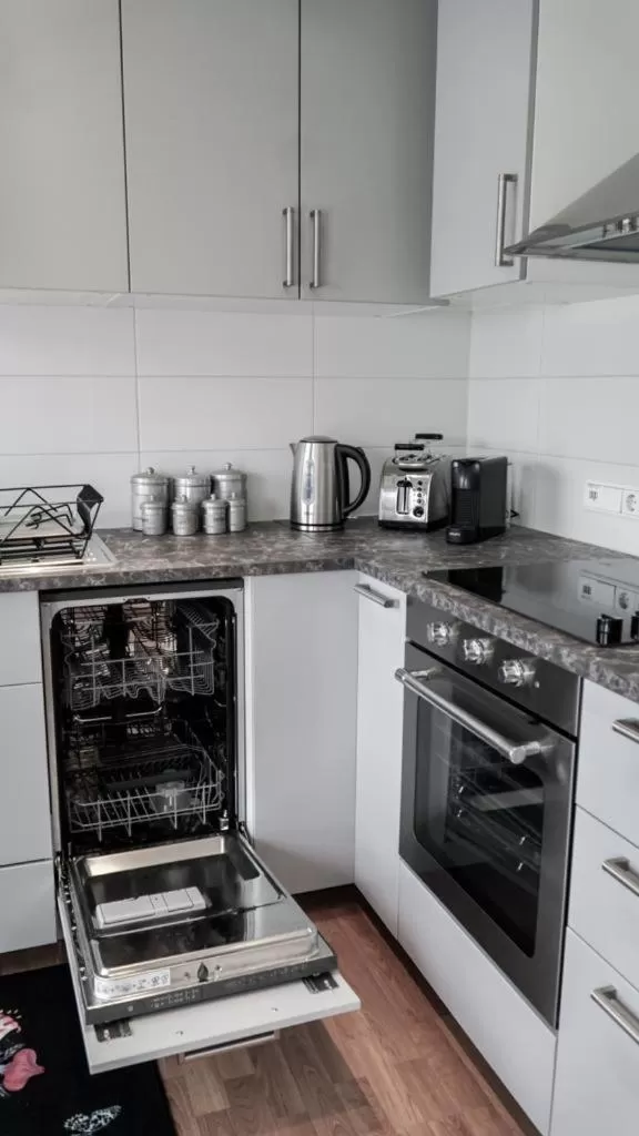 Kitchen or kitchenette in Arthotel ANA Liberty Bremen City