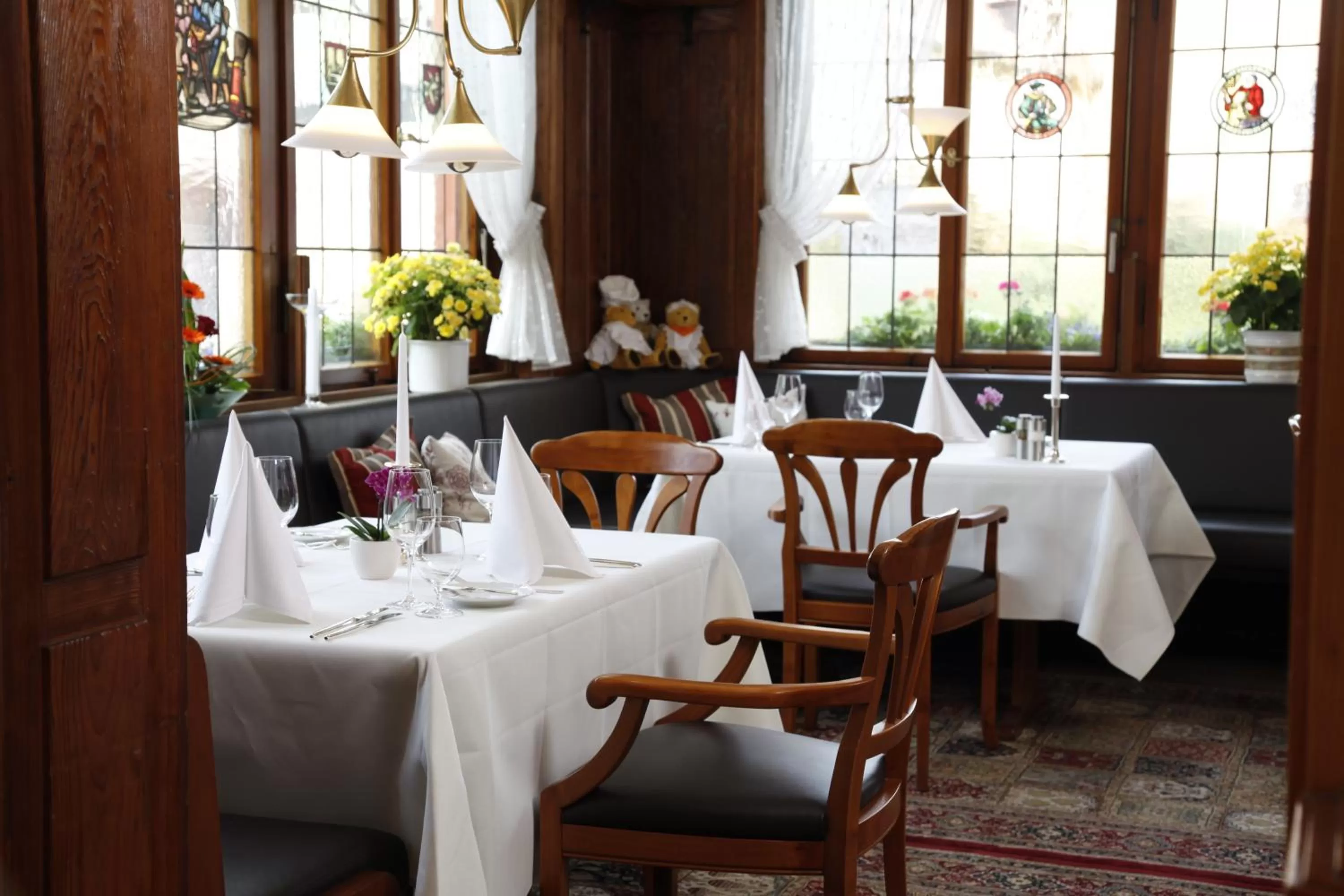 Dining area in Hotel Warteck