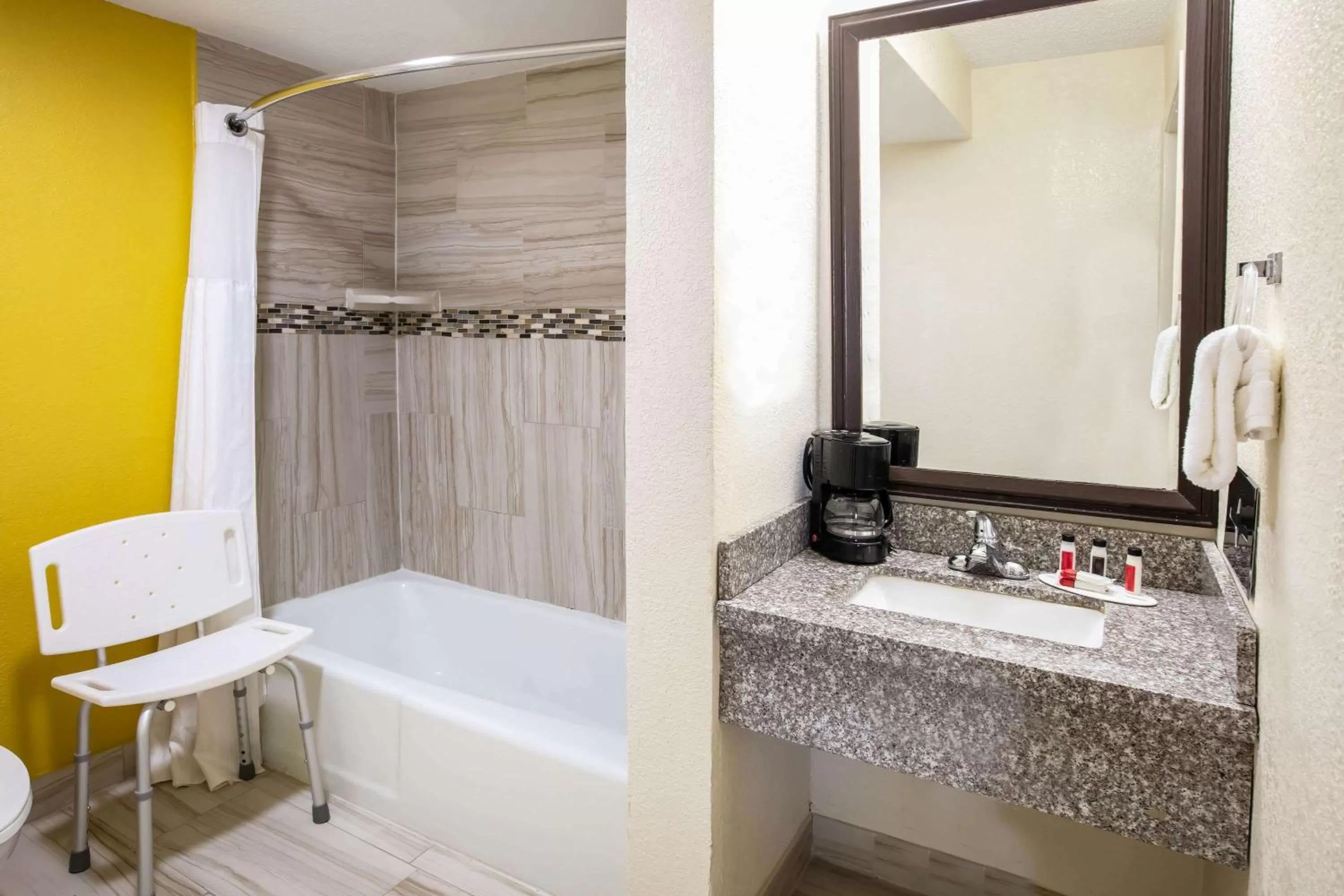 Bathroom in Super 8 by Wyndham Ft Stockton