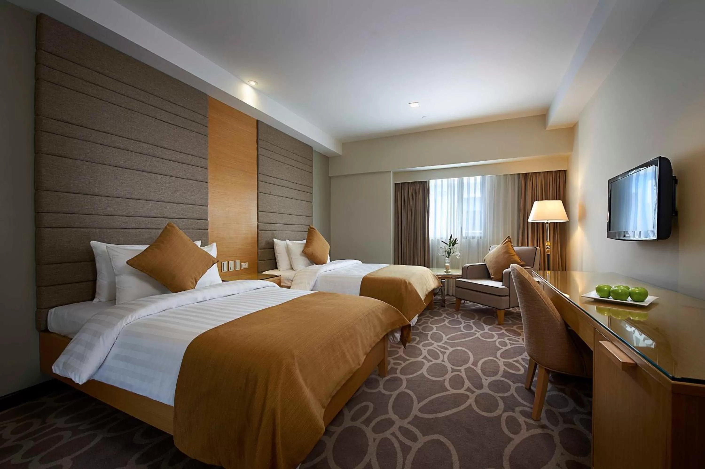 TV and multimedia, Bed in Berjaya Makati Hotel