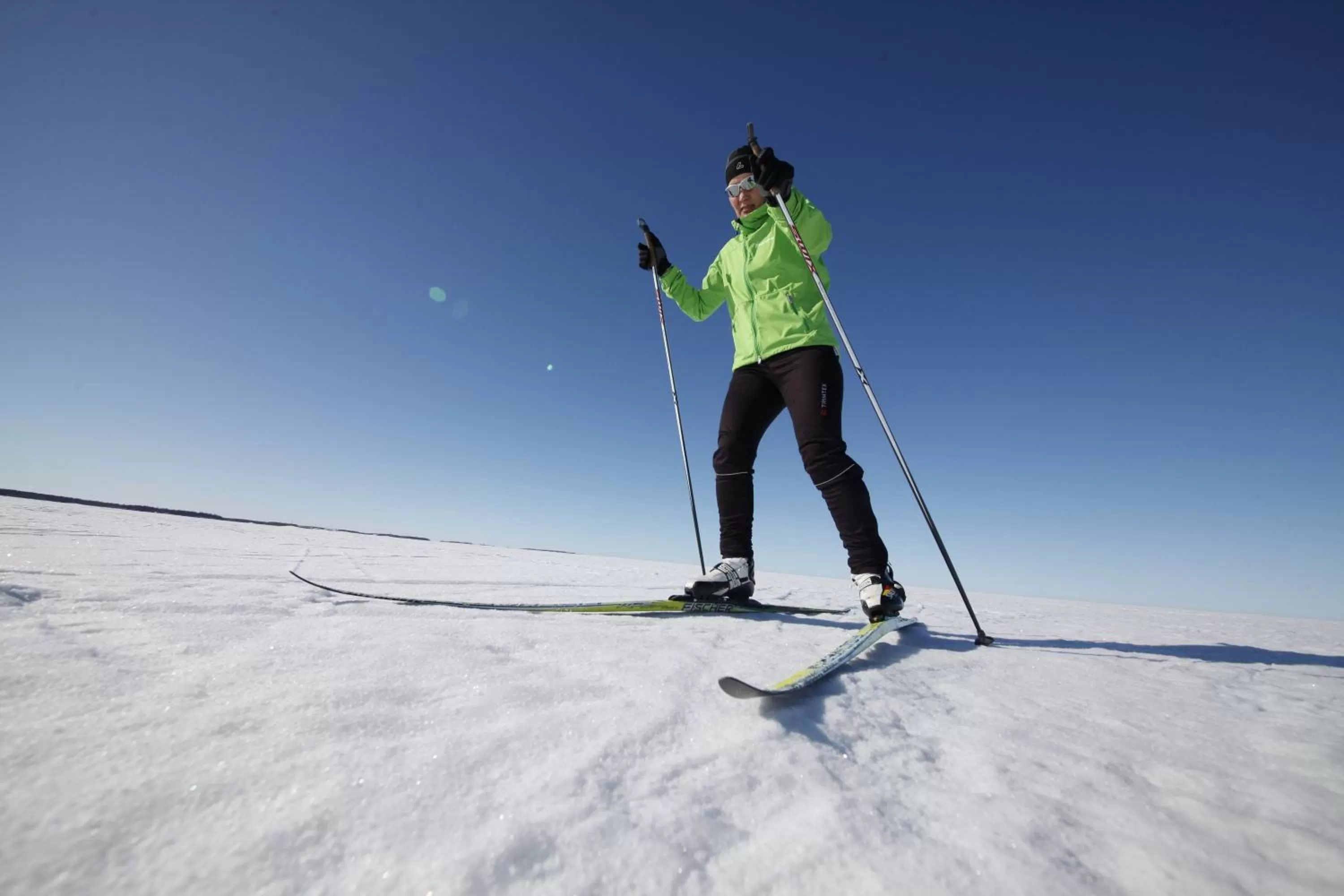 Skiing in Santa's Resort & Spa Hotel Sani