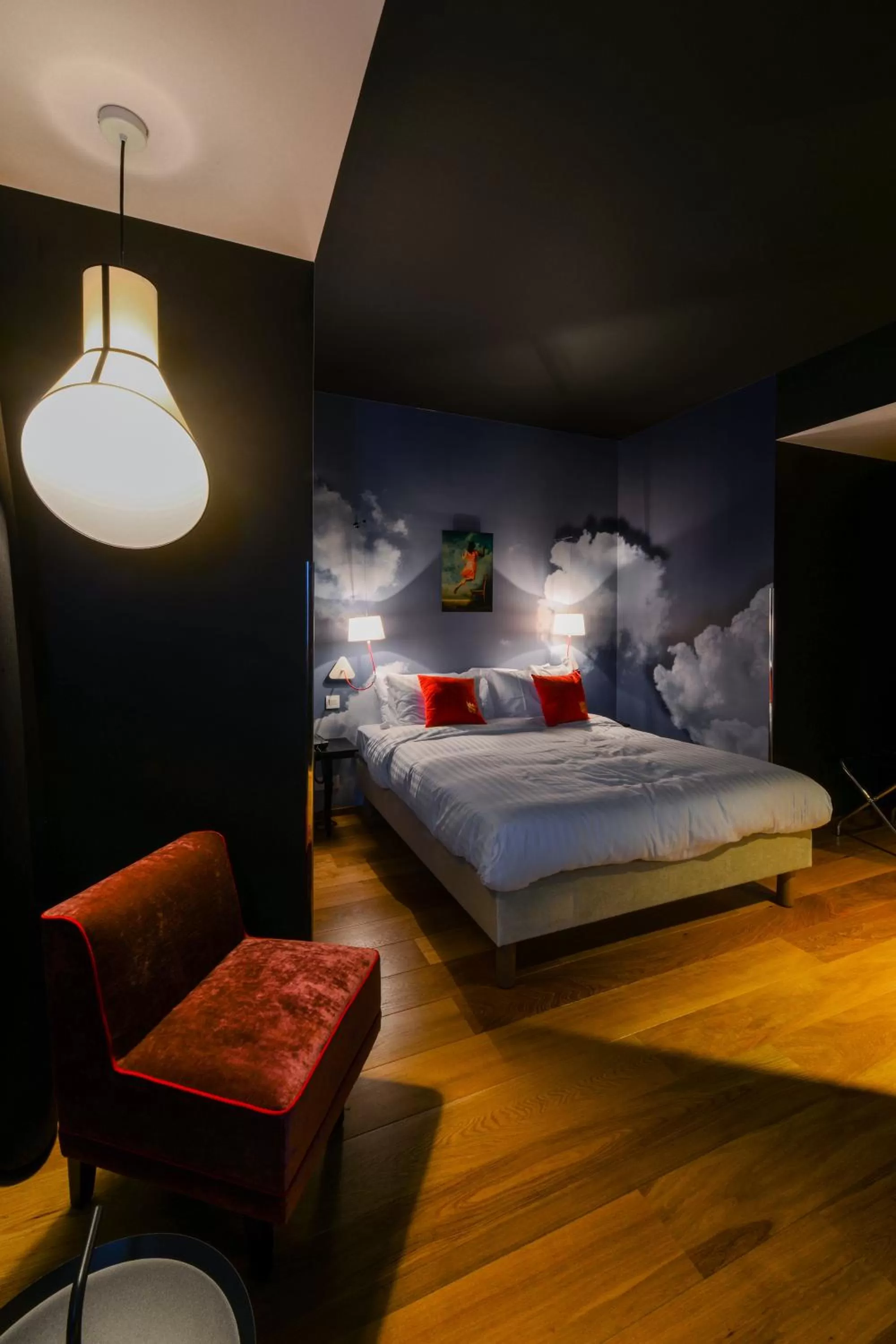 Bed in Hotel The Royal Snail