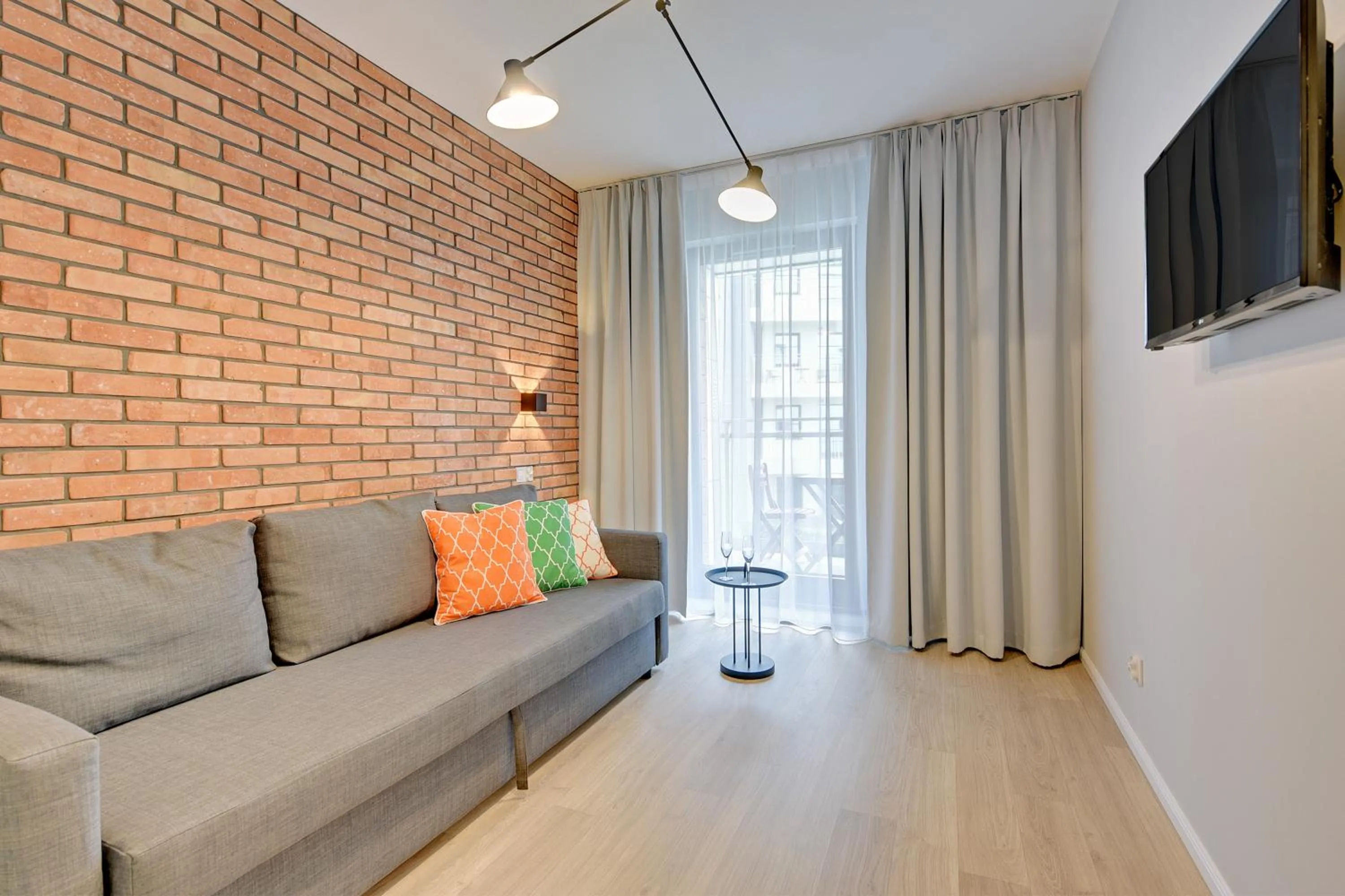 Living room in GRANO APARTMENTS Gdańsk Motława SPA & Wellness