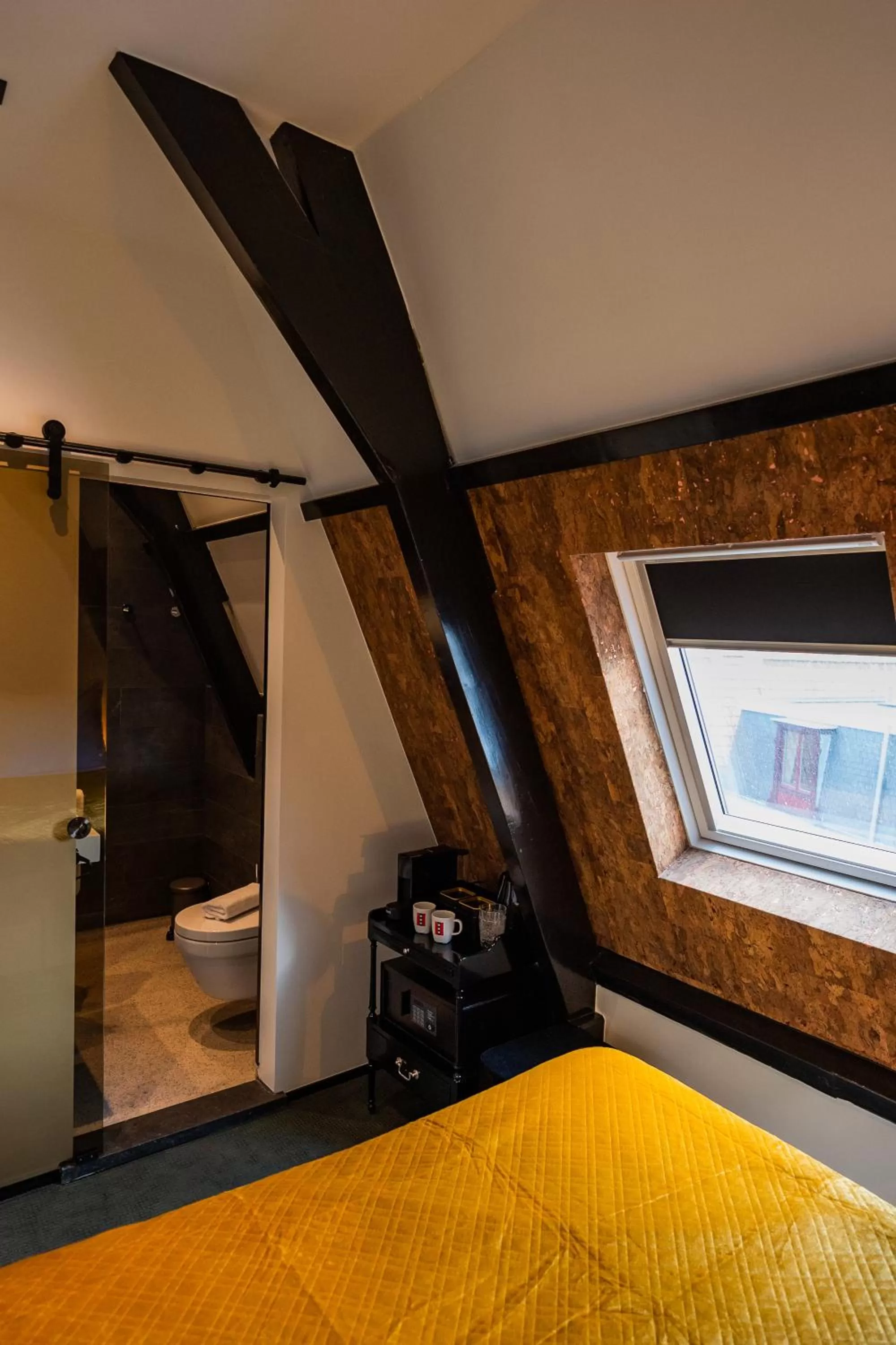 Bed in Sotel Amsterdam Central Station