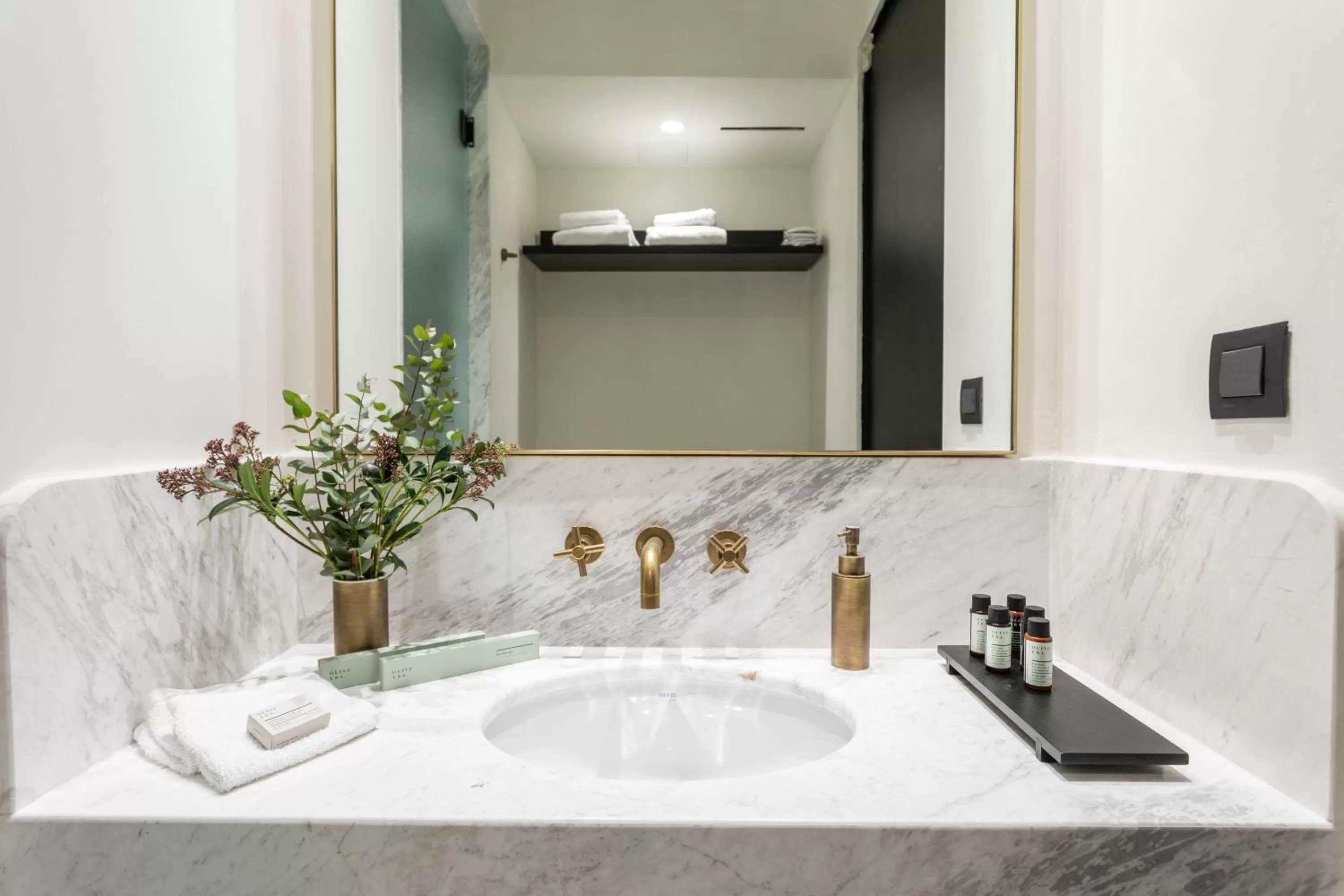 Bathroom in Villa Brown Ermou, a member of Brown Hotels