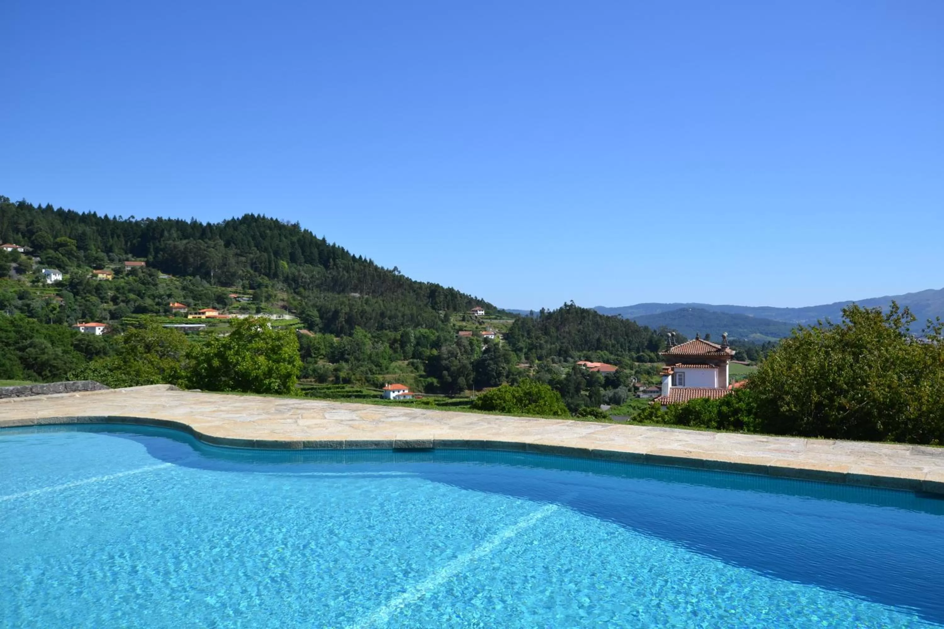 Swimming pool in Paço de Calheiros - Turismo de Habitação