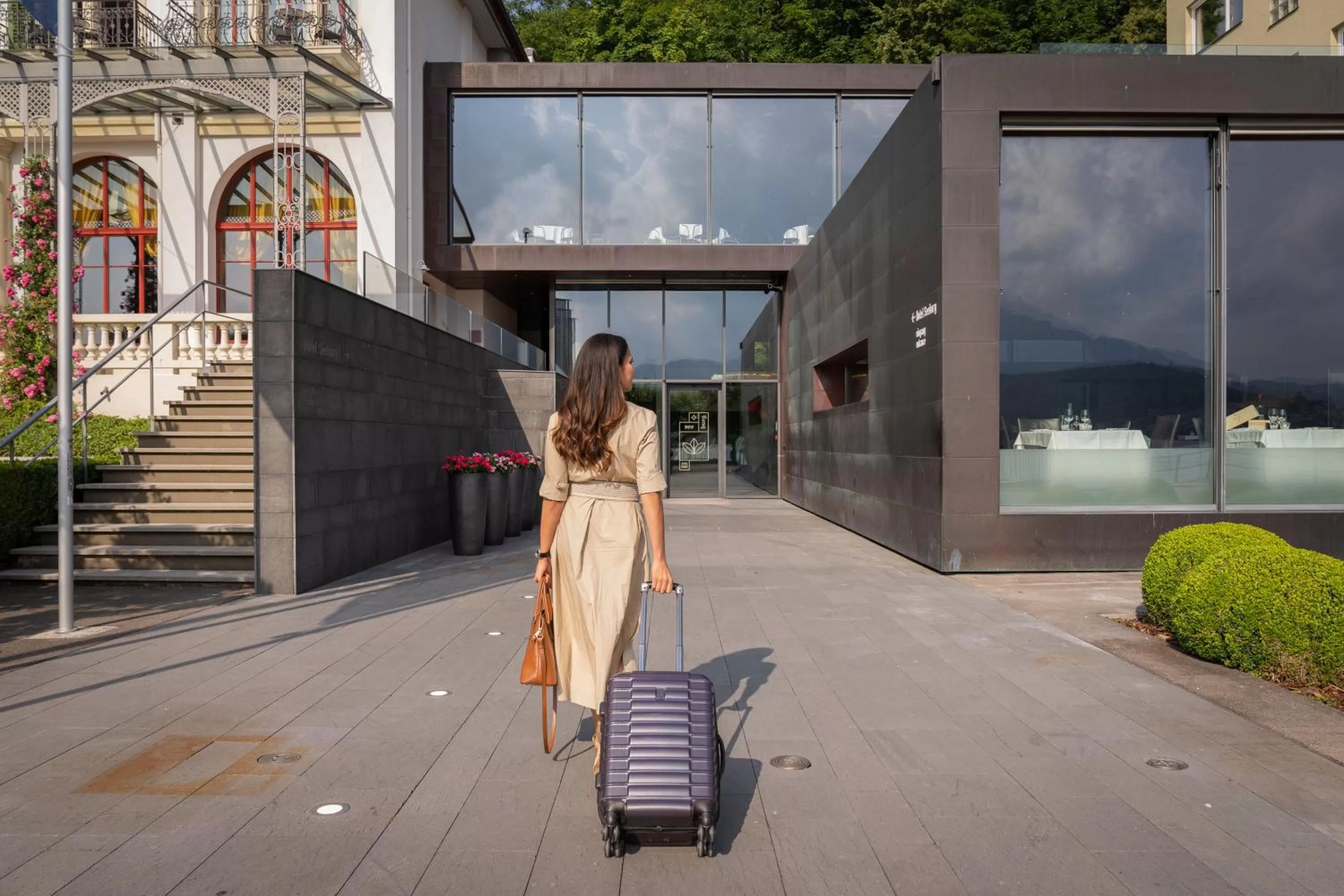 Facade/entrance in Hotel Seeburg