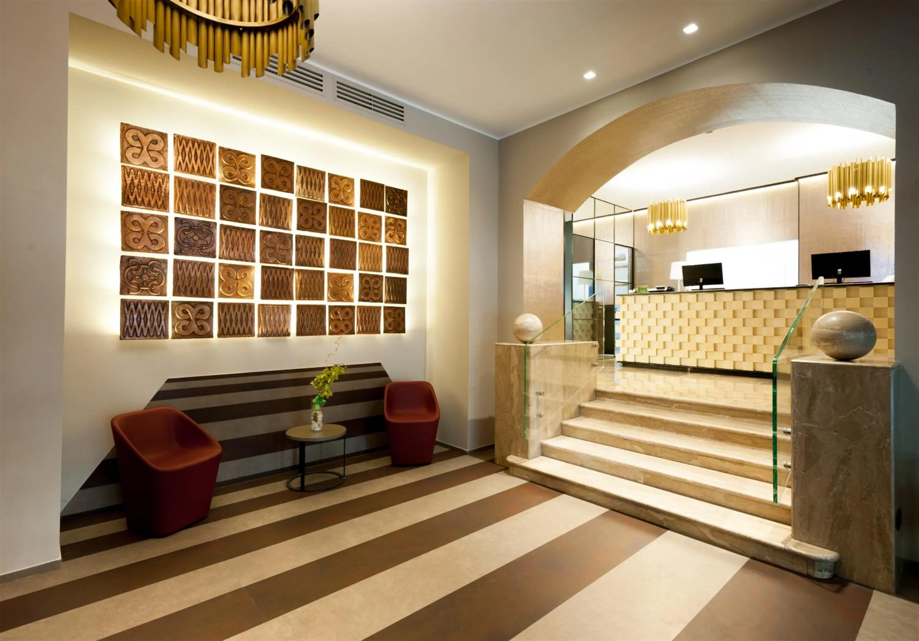 Lobby or reception in Hotel Lombardia