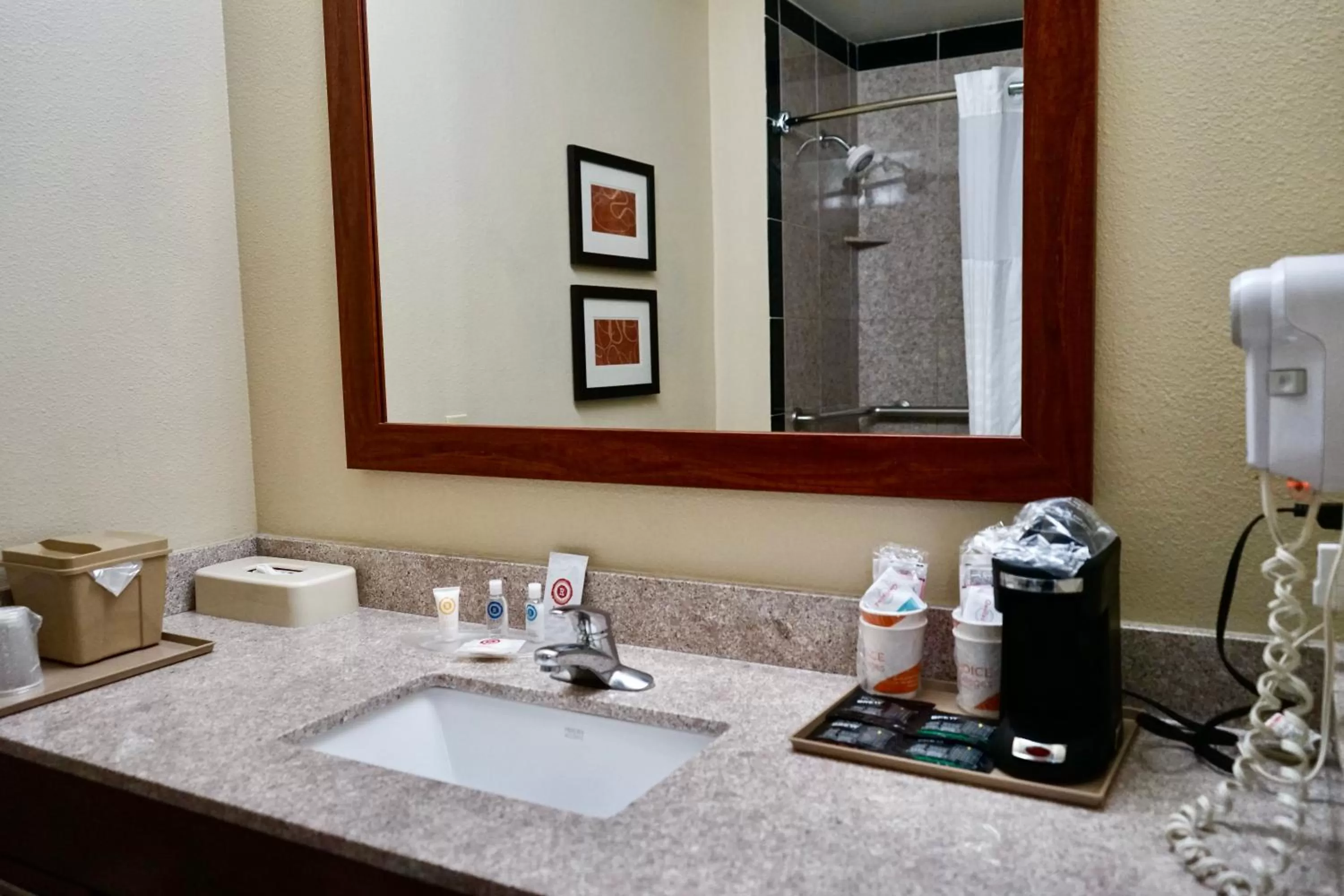 Bathroom in Comfort Suites Victorville-Hesperia