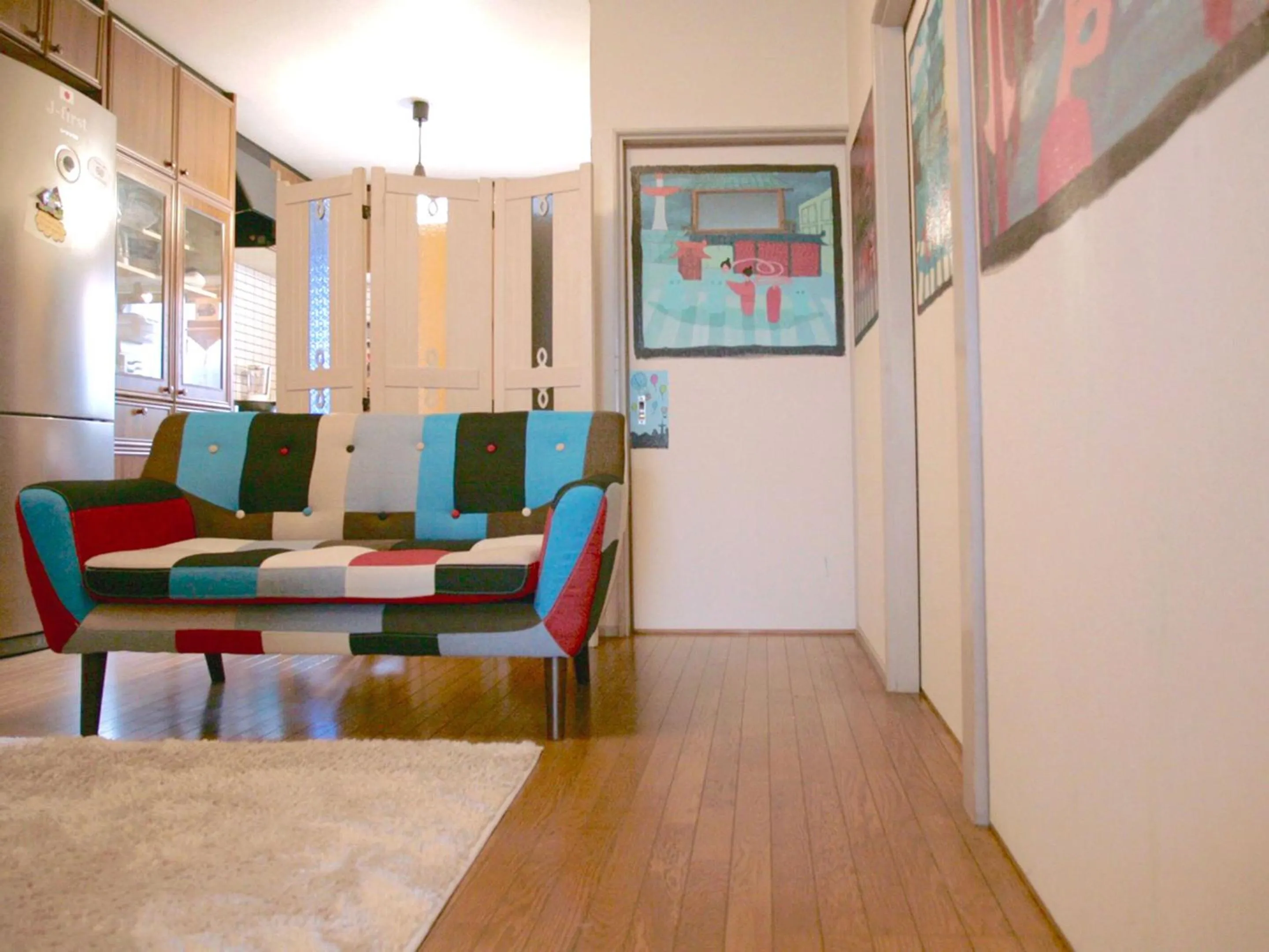 Living room in Guest House Sakurakomachi