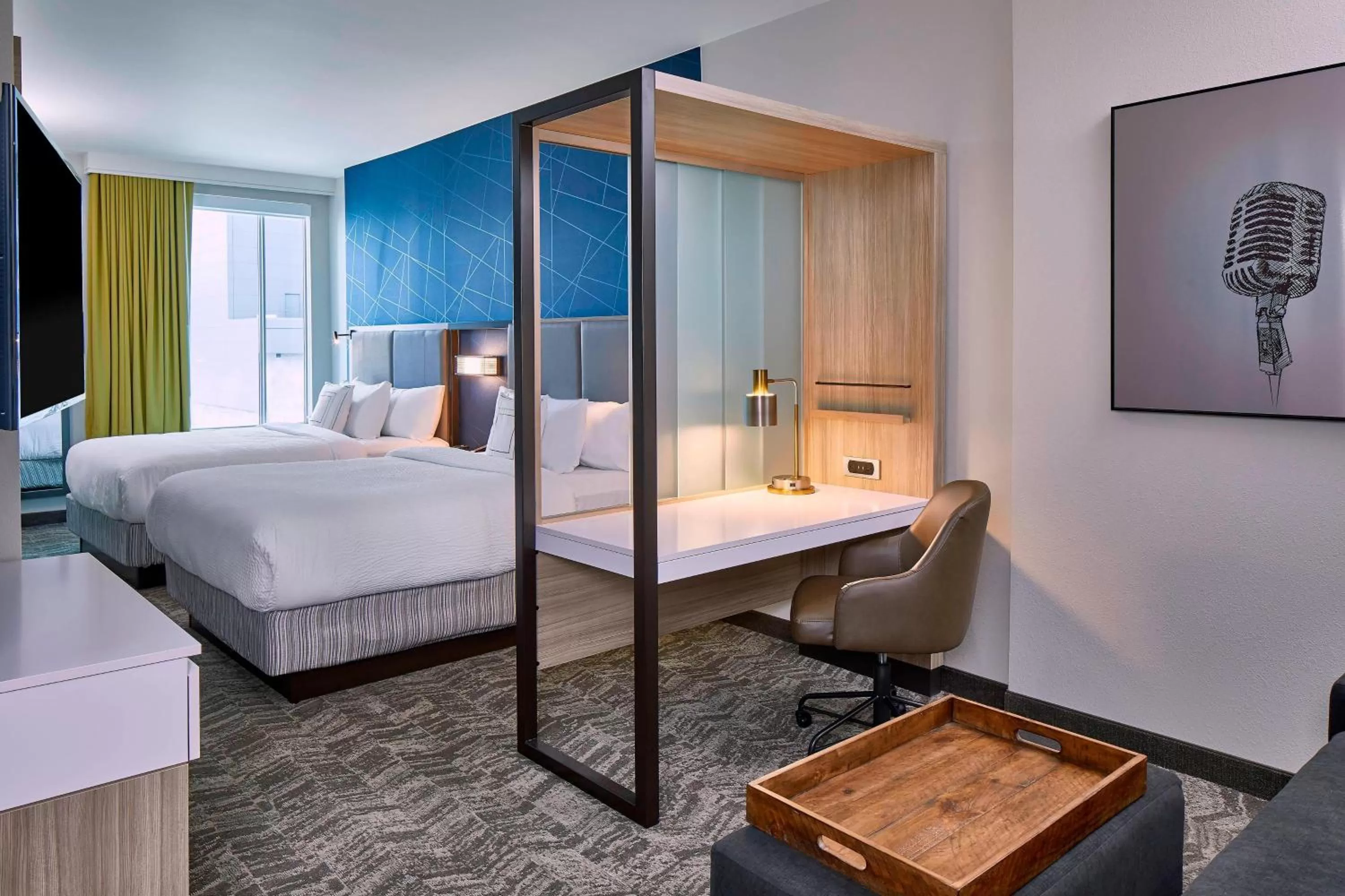 Bedroom, Bed in SpringHill Suites by Marriott Nashville Downtown/Convention Center