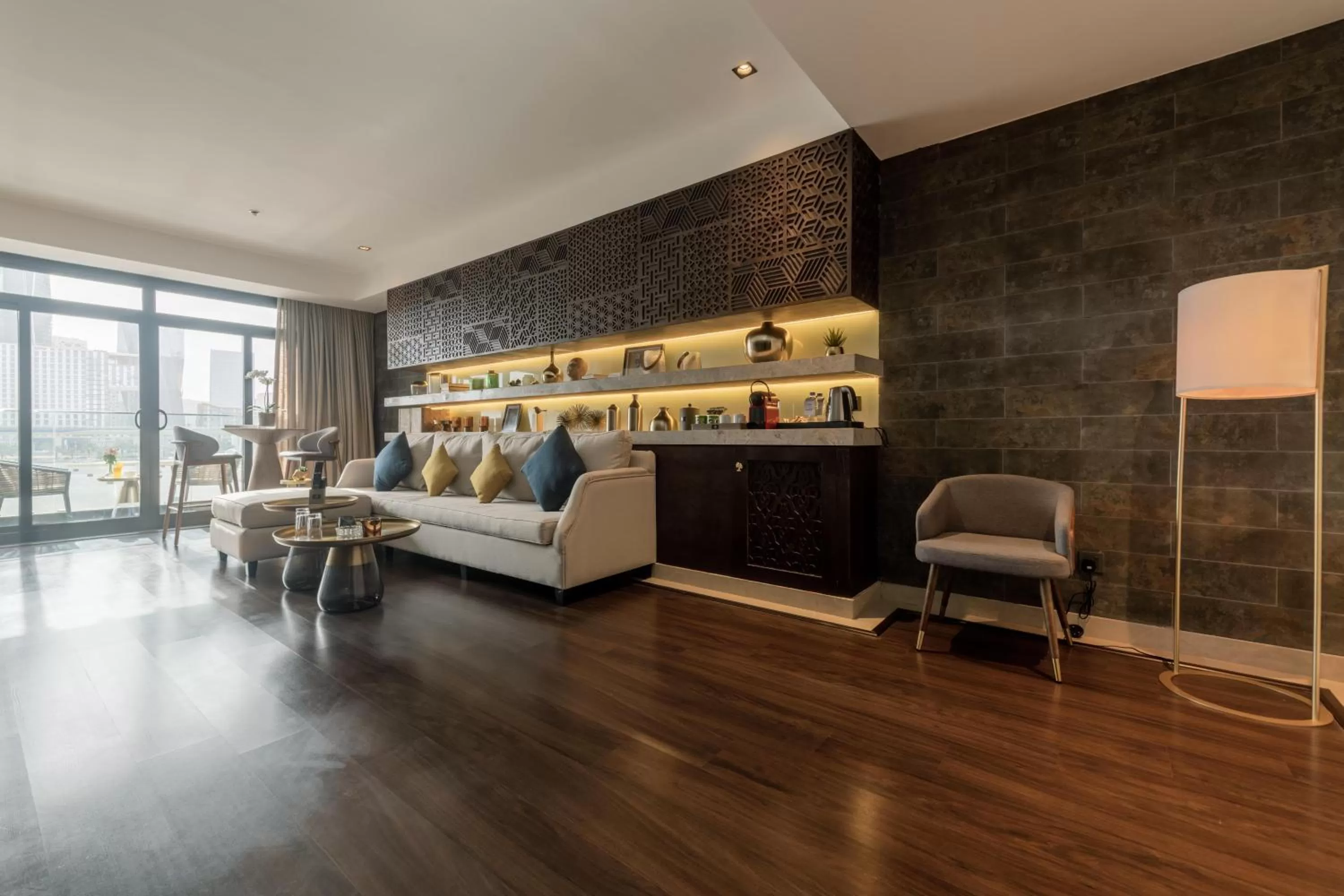 Living room in Tajreed Suites