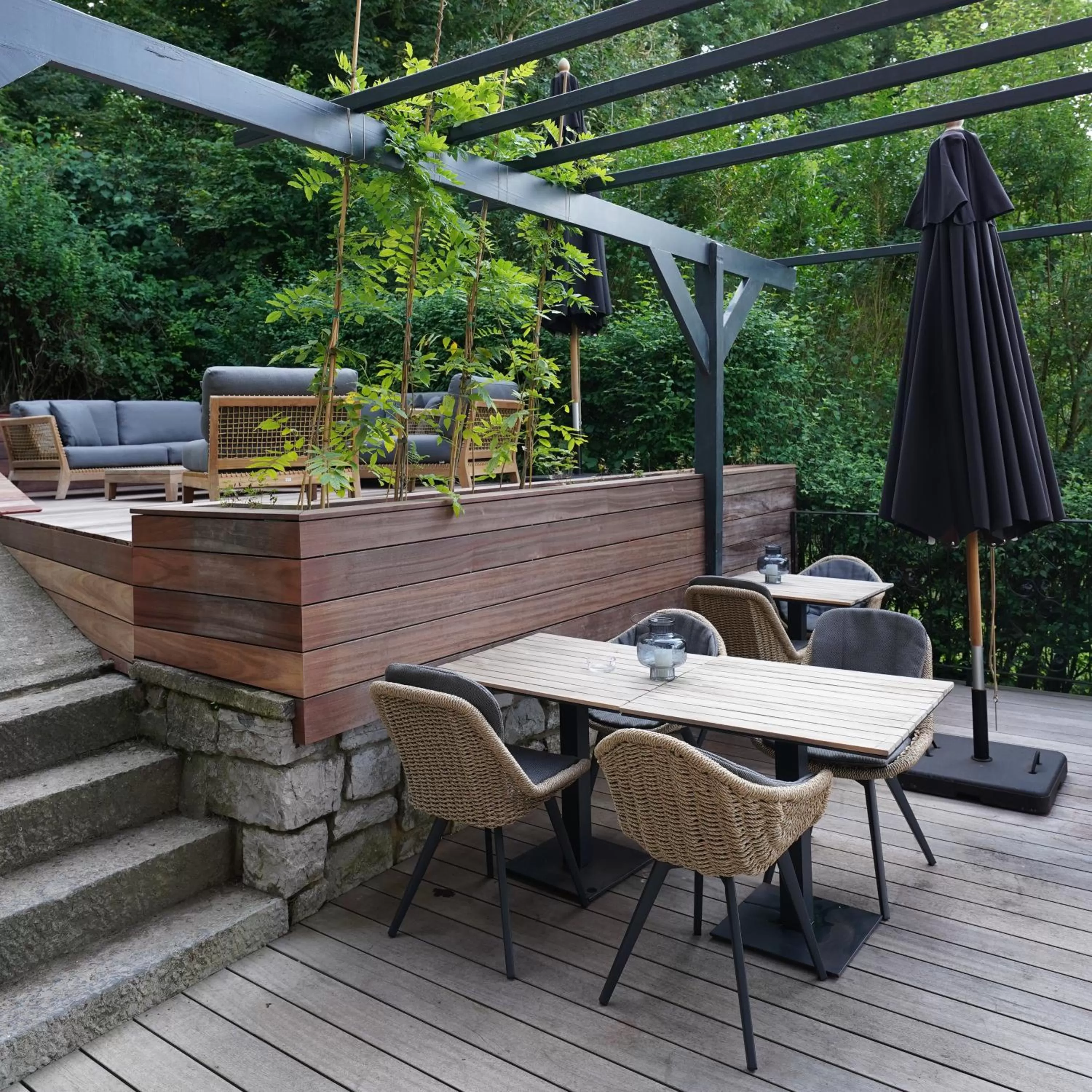 Balcony/Terrace in Les Terrasses des Falizes B&B