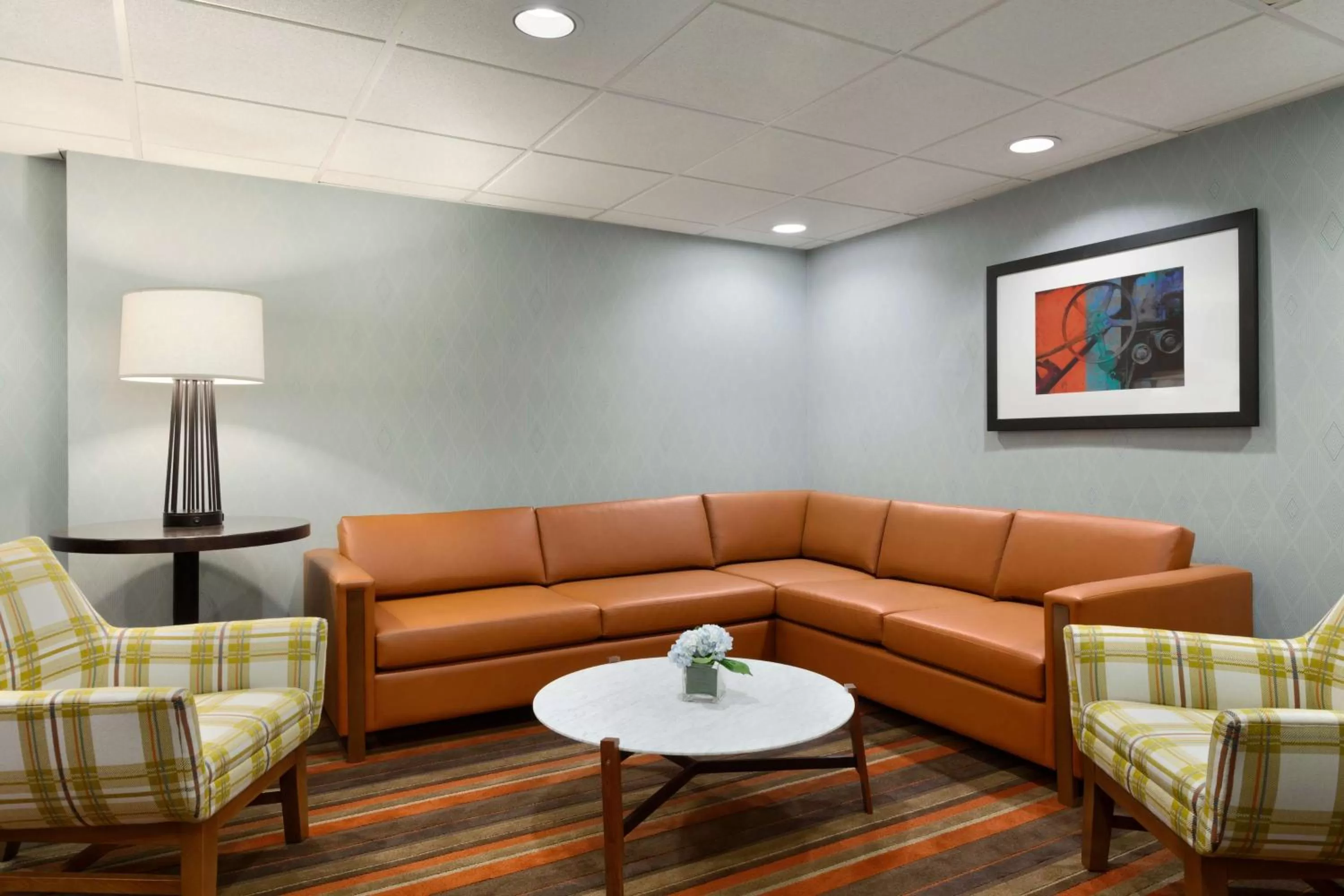 Living room in Embassy Suites by Hilton Oklahoma City Will Rogers Airport
