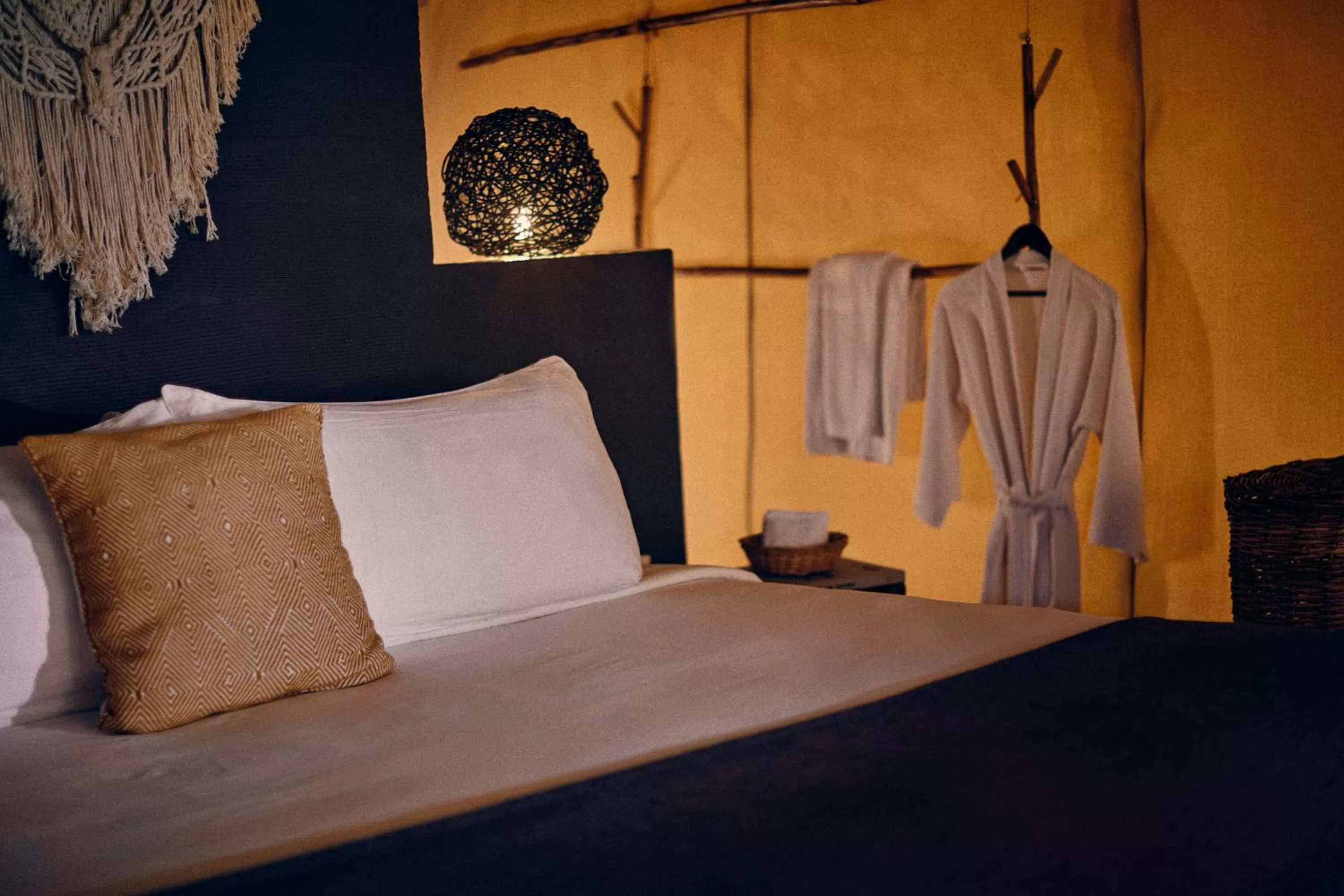 Bed in Our Habitas Tulum - Adults Only