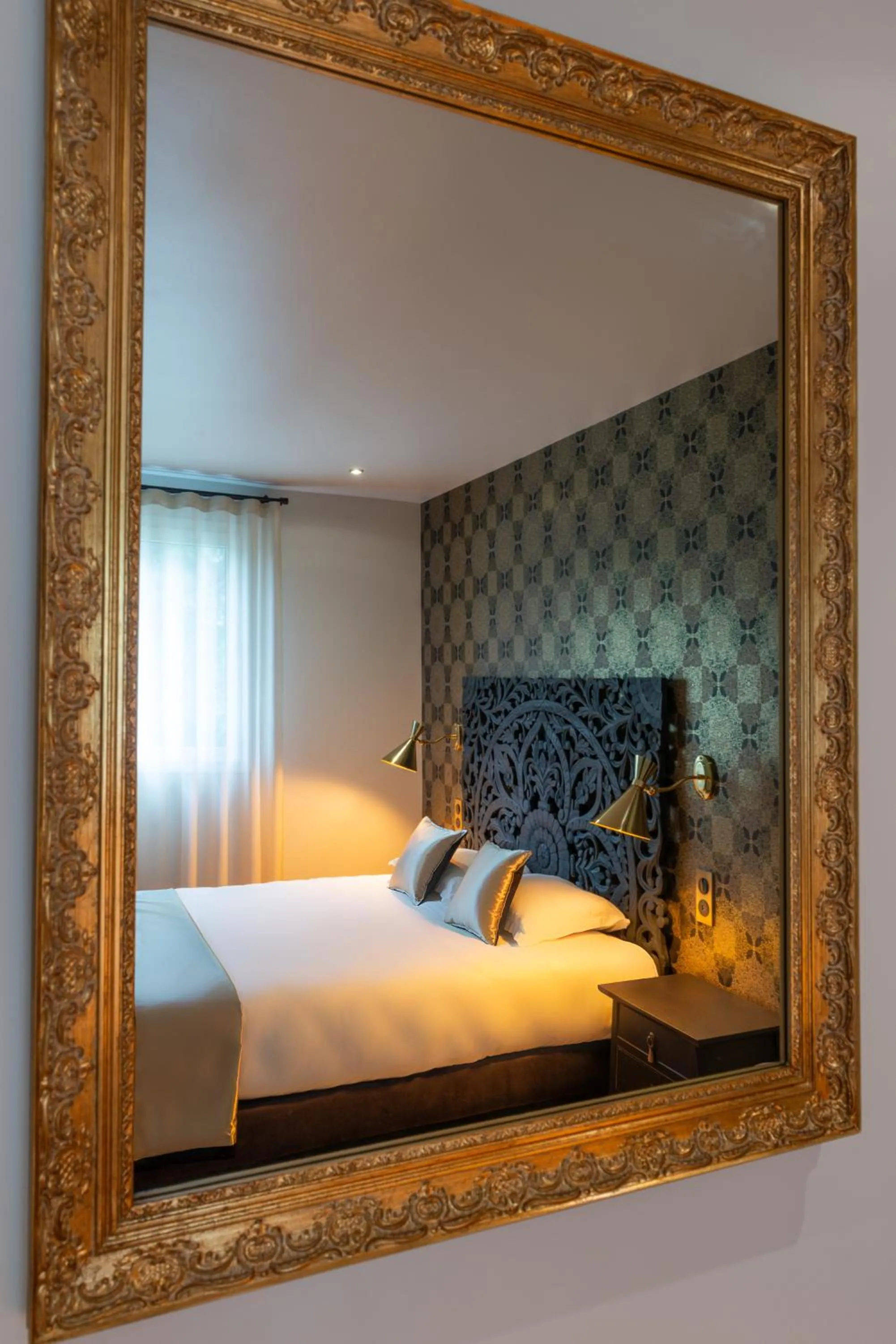 View (from property/room), Bed in The Originals Boutique, Parc Hôtel, Orléans Sud